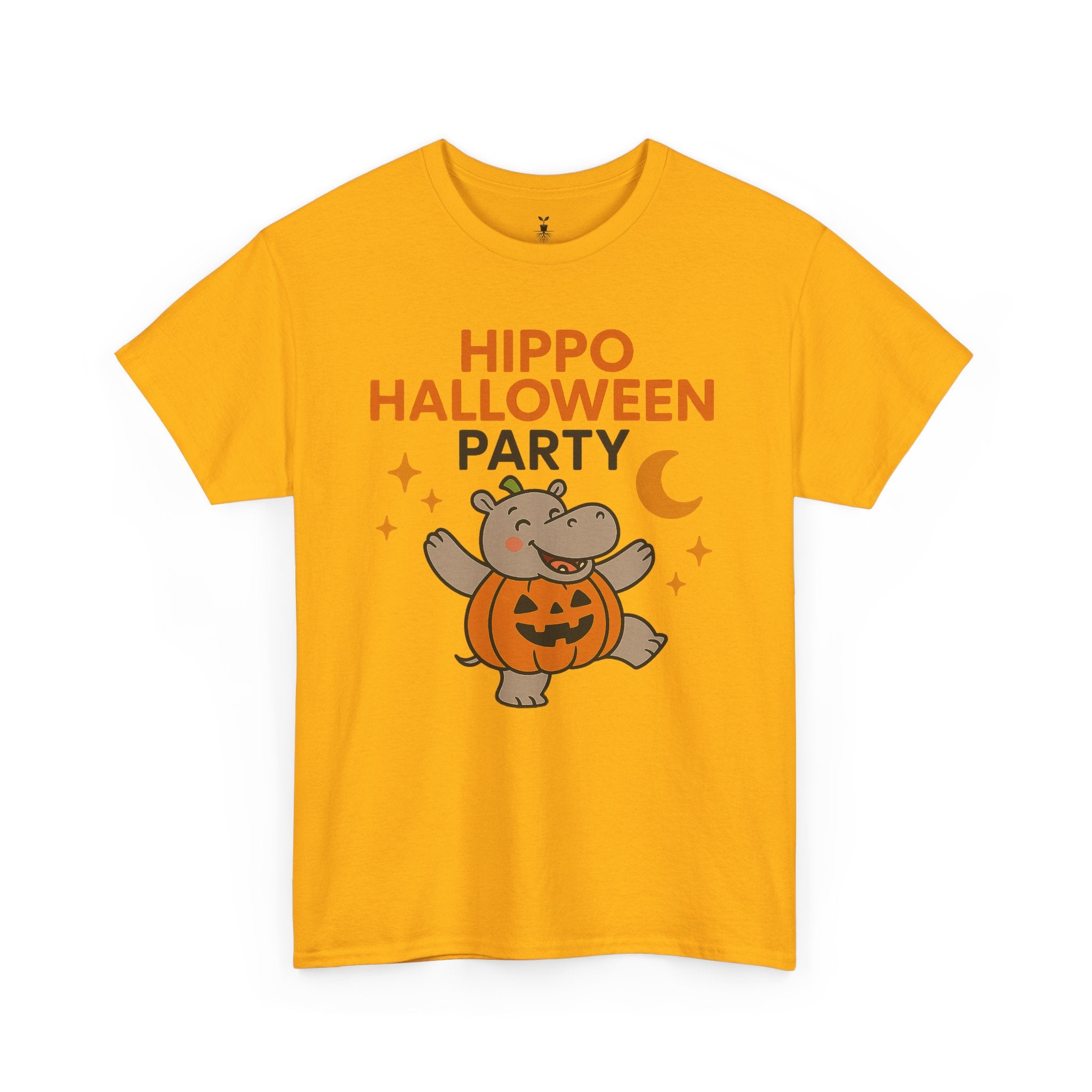 Hippo Pumpkin Halloween Party T-Shirt
