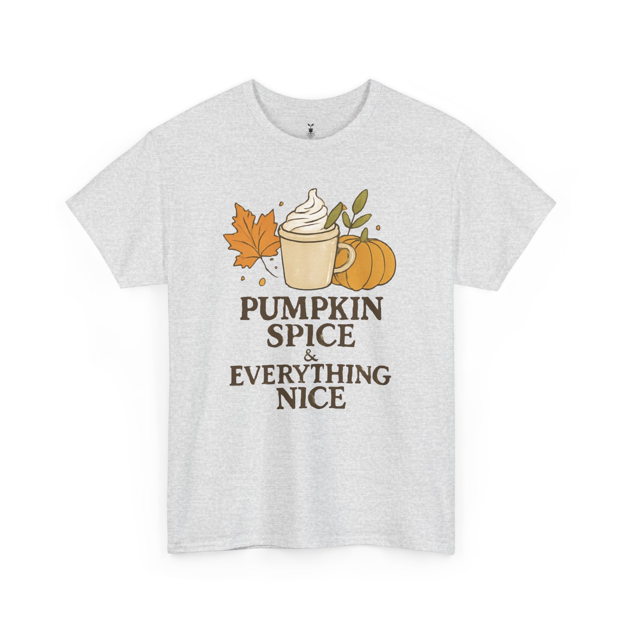 Seasonal Autumn Coffee Cup and Pumpkin Spice T-Shirt