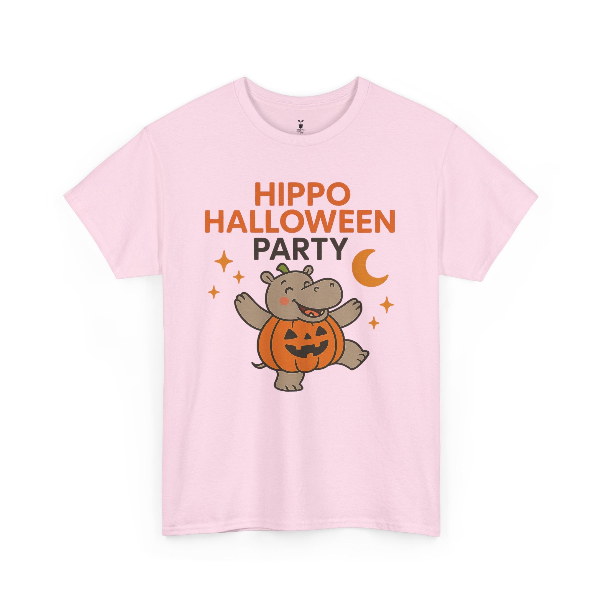 Hippo Pumpkin Halloween Party T-Shirt