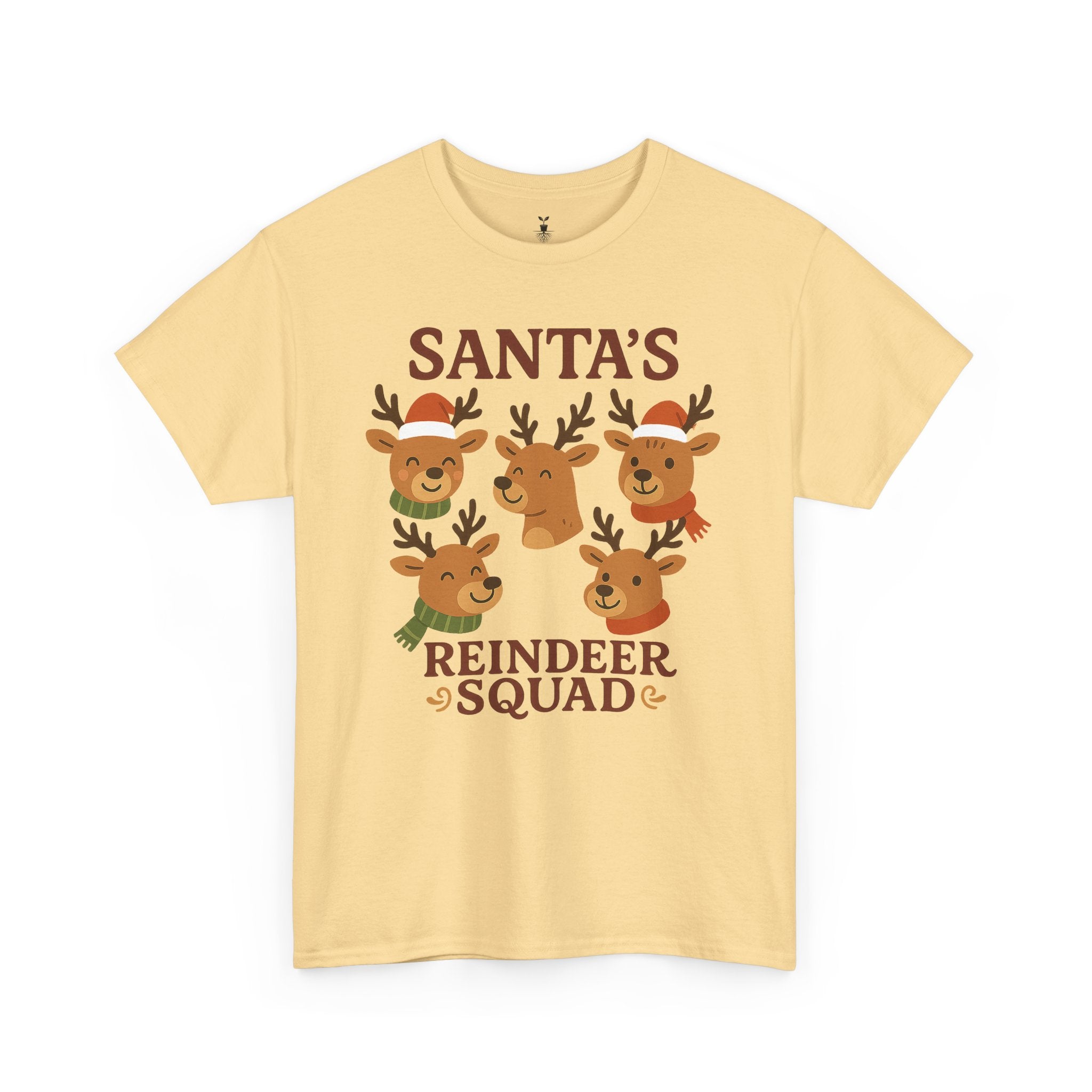 Cute Santa’s Reindeer Squad Christmas T-Shirt