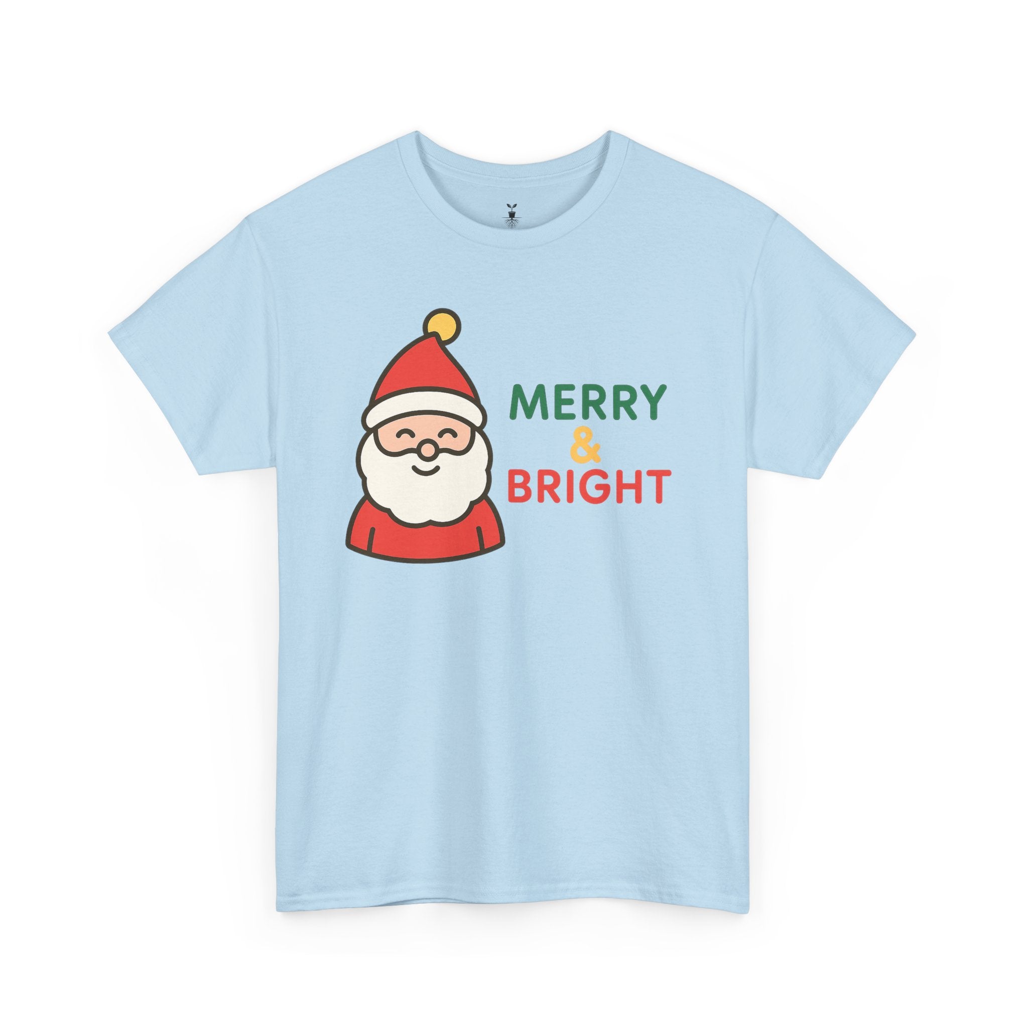 Santa Claus Merry and Bright Christmas T-Shirt