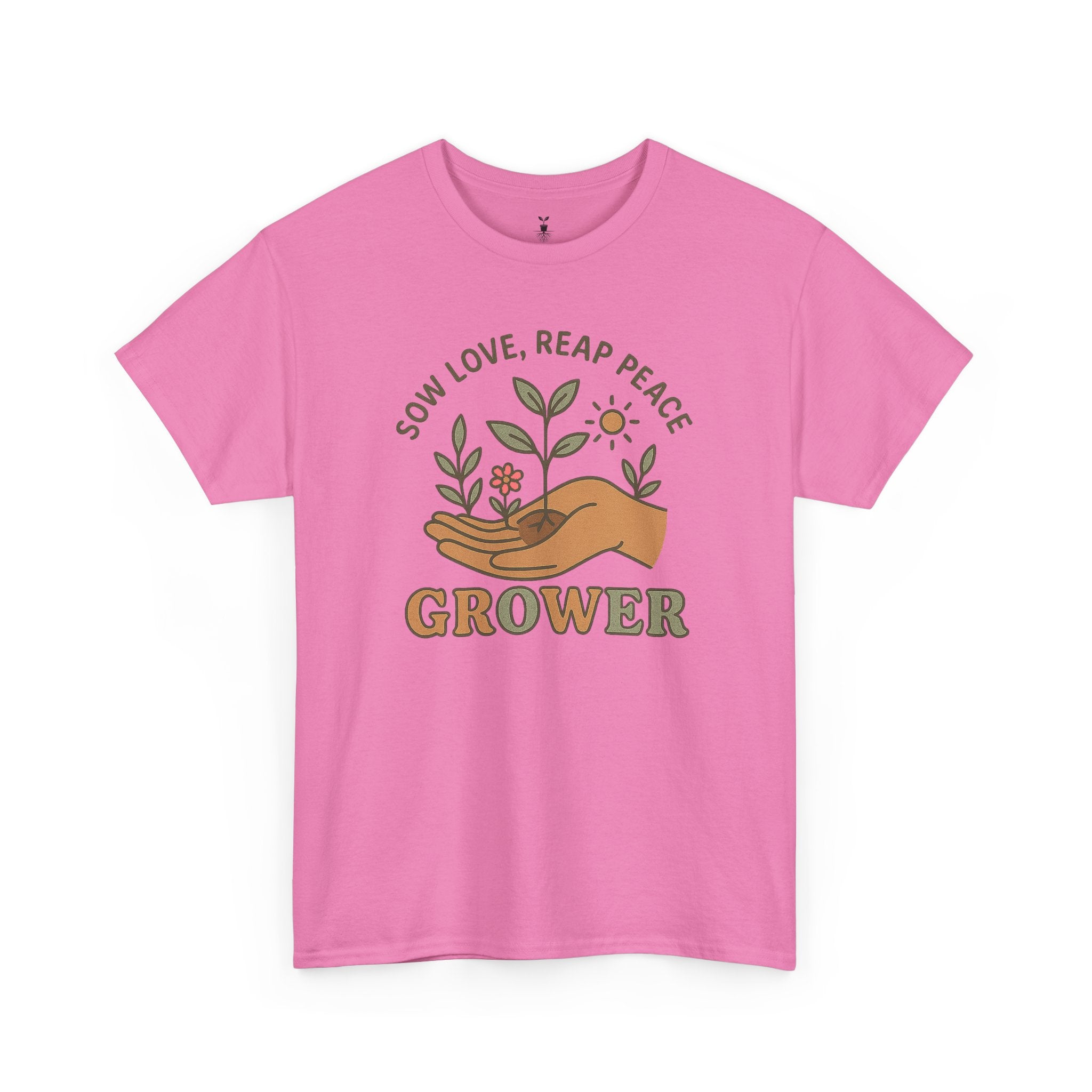 Boho Grower  with Hand Plants Flower T-Shirt