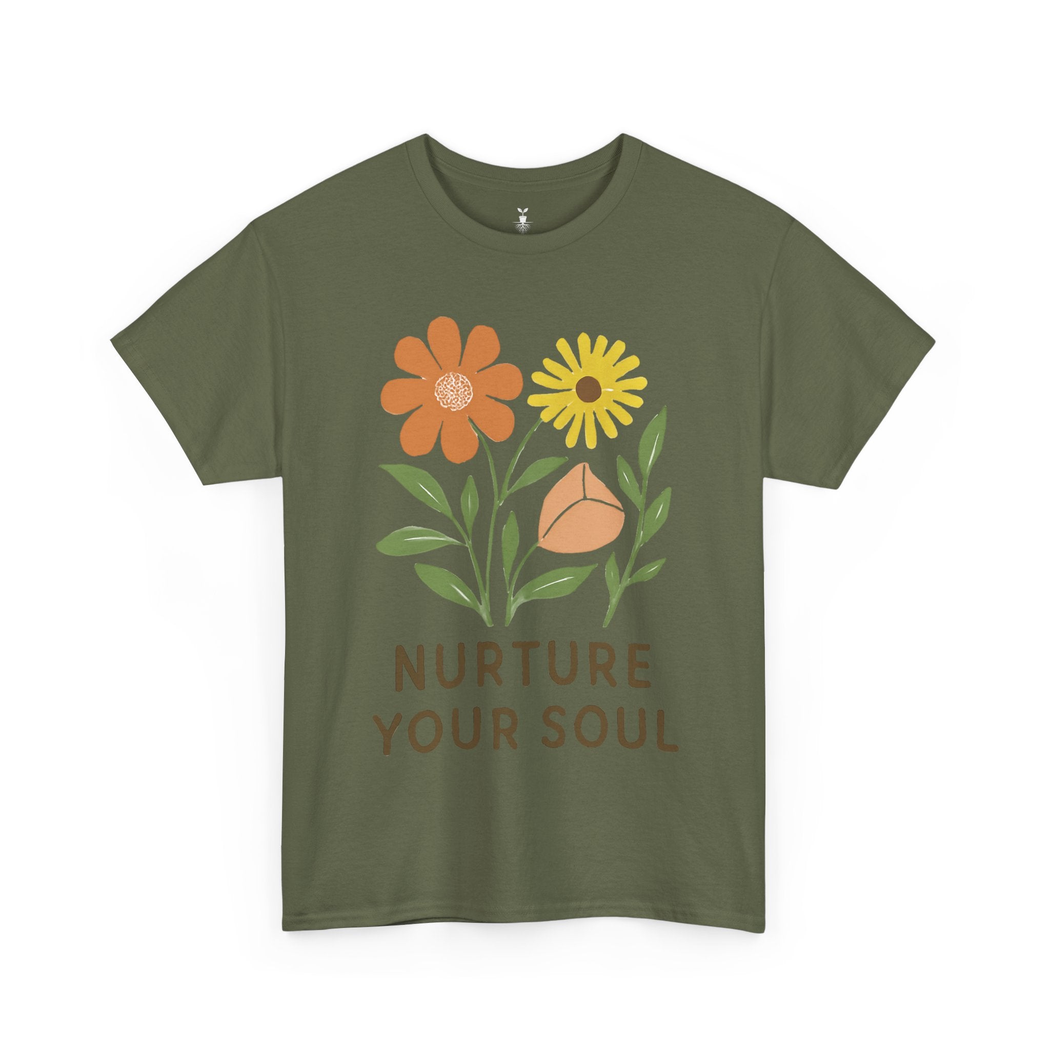 Boho Floral Nurture Your Soul T-Shirt