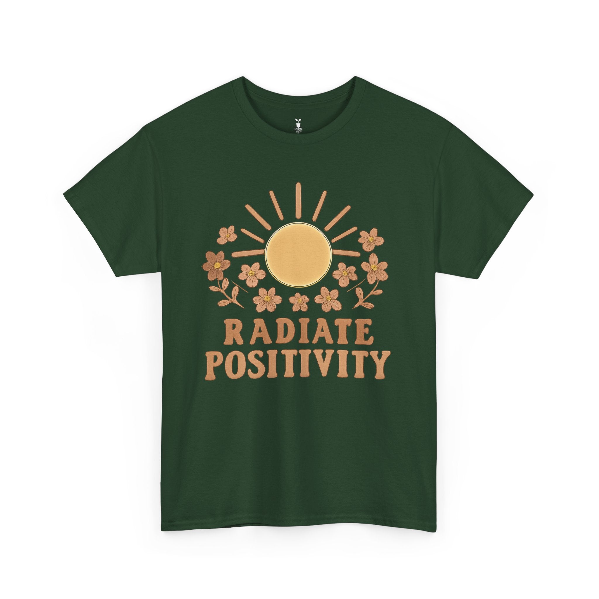 Sun and Flower Radiate Positivity T-Shirt