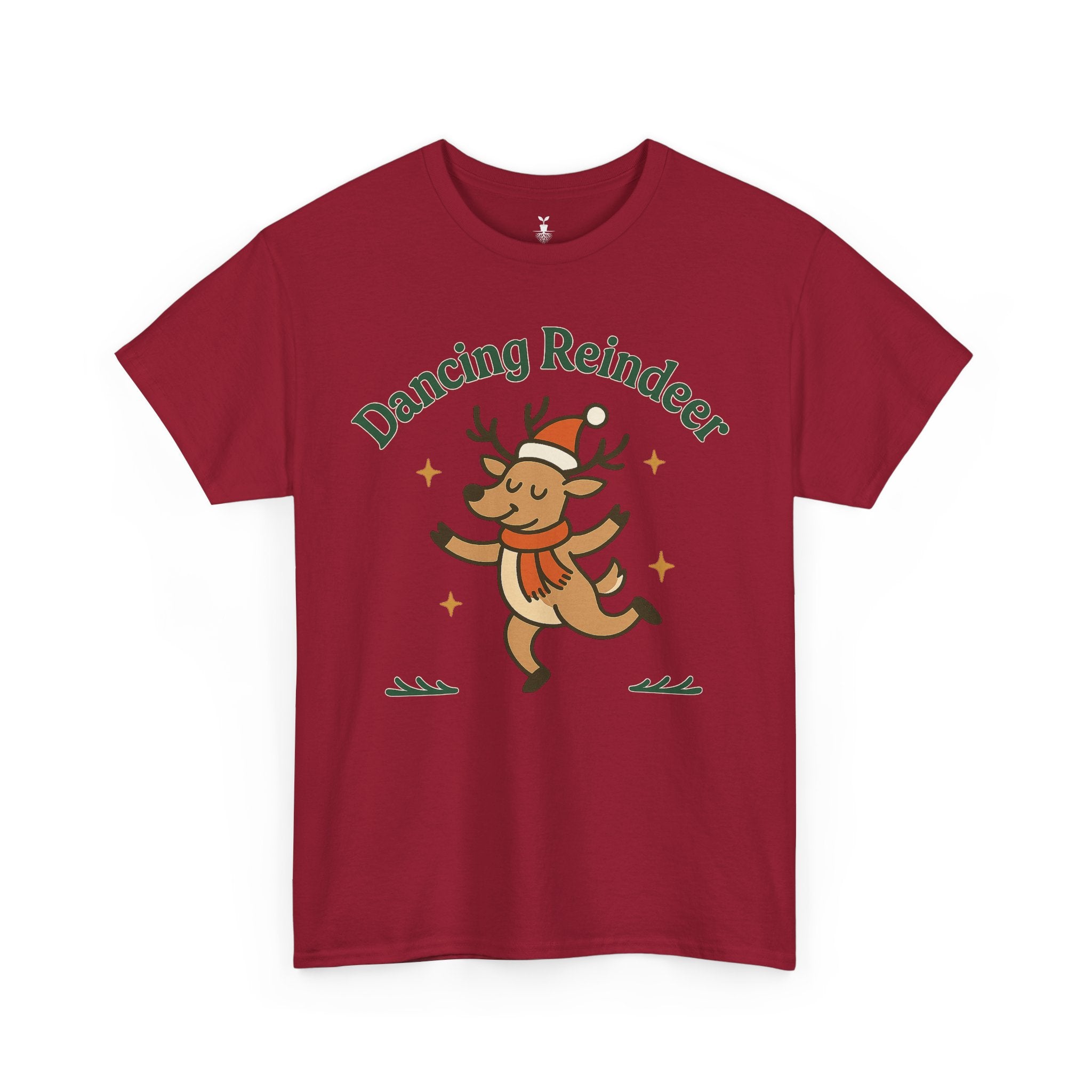 Festive Christmas Dancing Reindeer T-Shirt