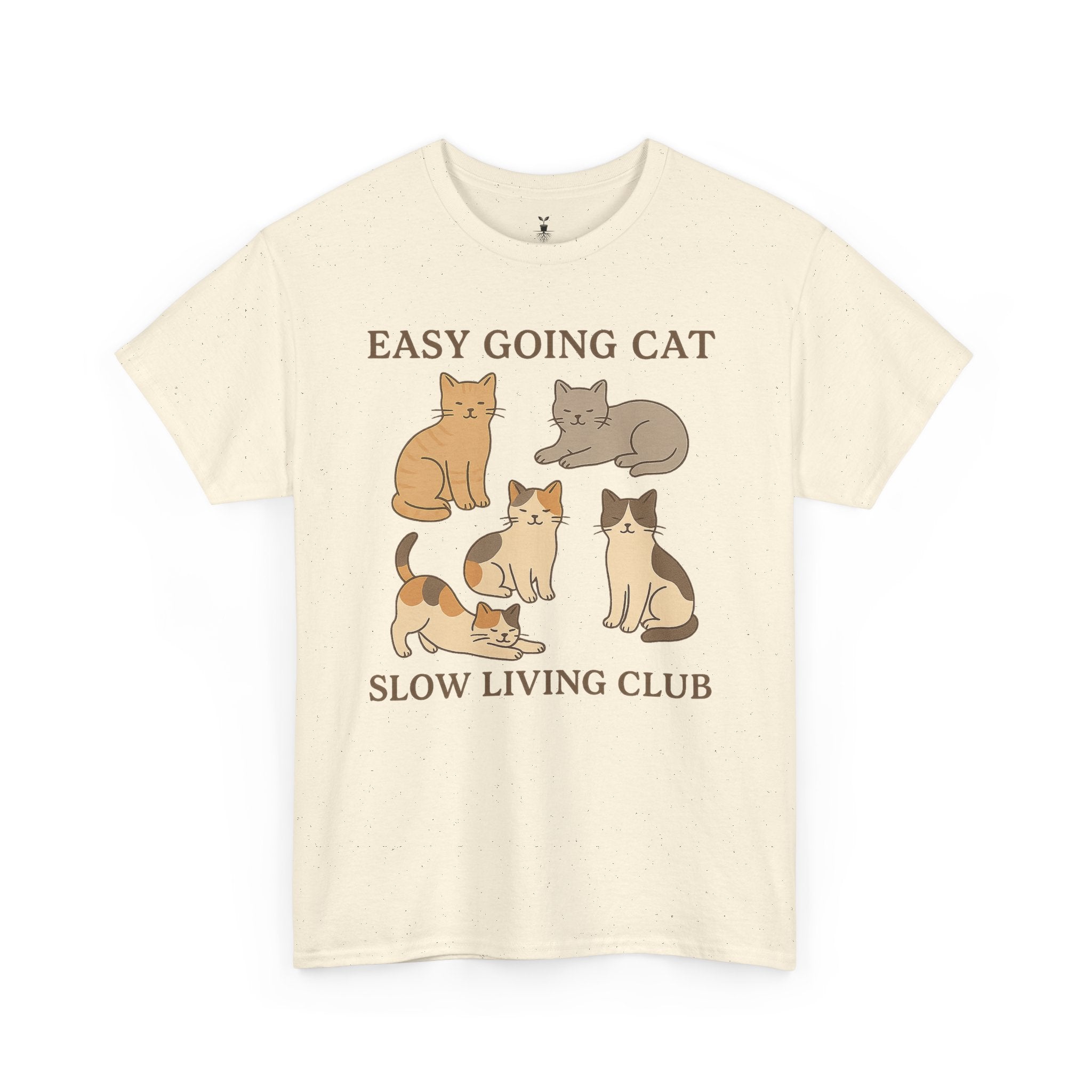 Easy Going Cat: Cute Aesthetic Cat T-Shirt
