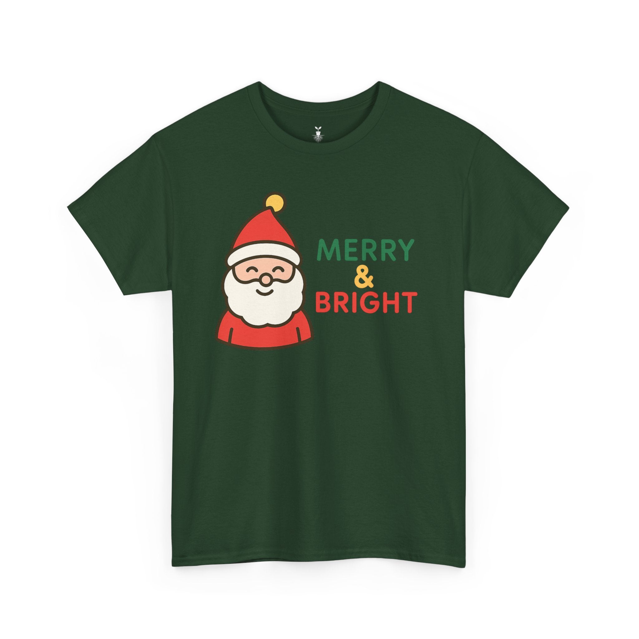 Santa Claus Merry and Bright Christmas T-Shirt