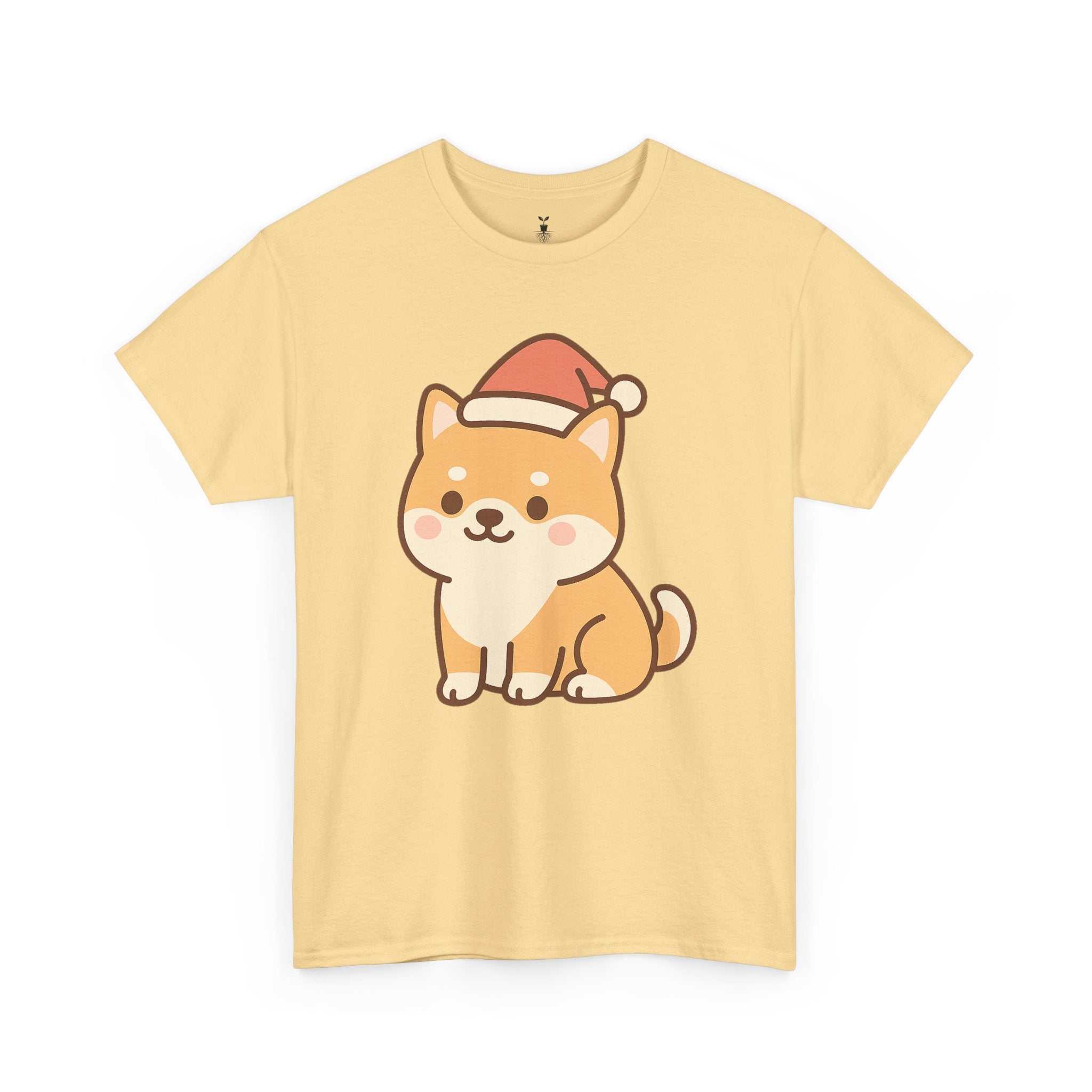 Shiba Inu with Santa Hat T-Shirt