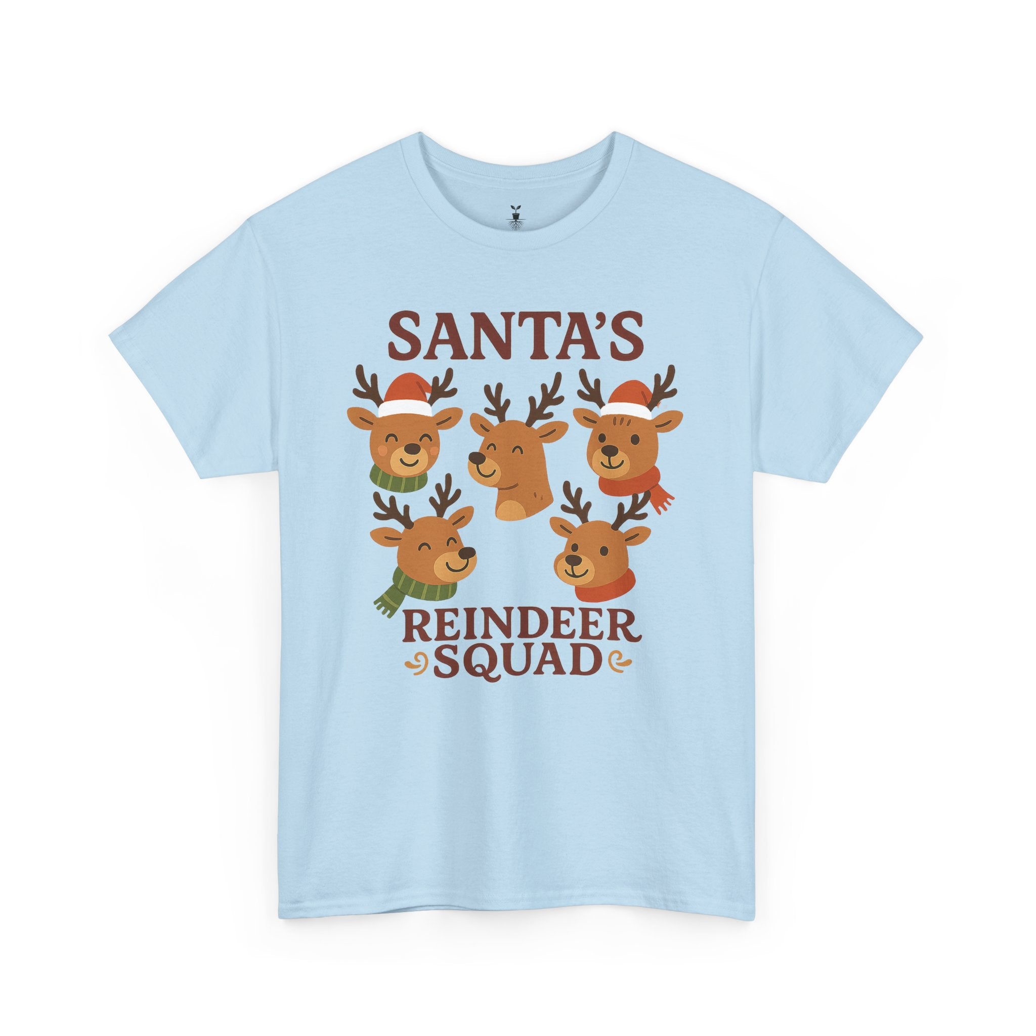Cute Santa’s Reindeer Squad Christmas T-Shirt