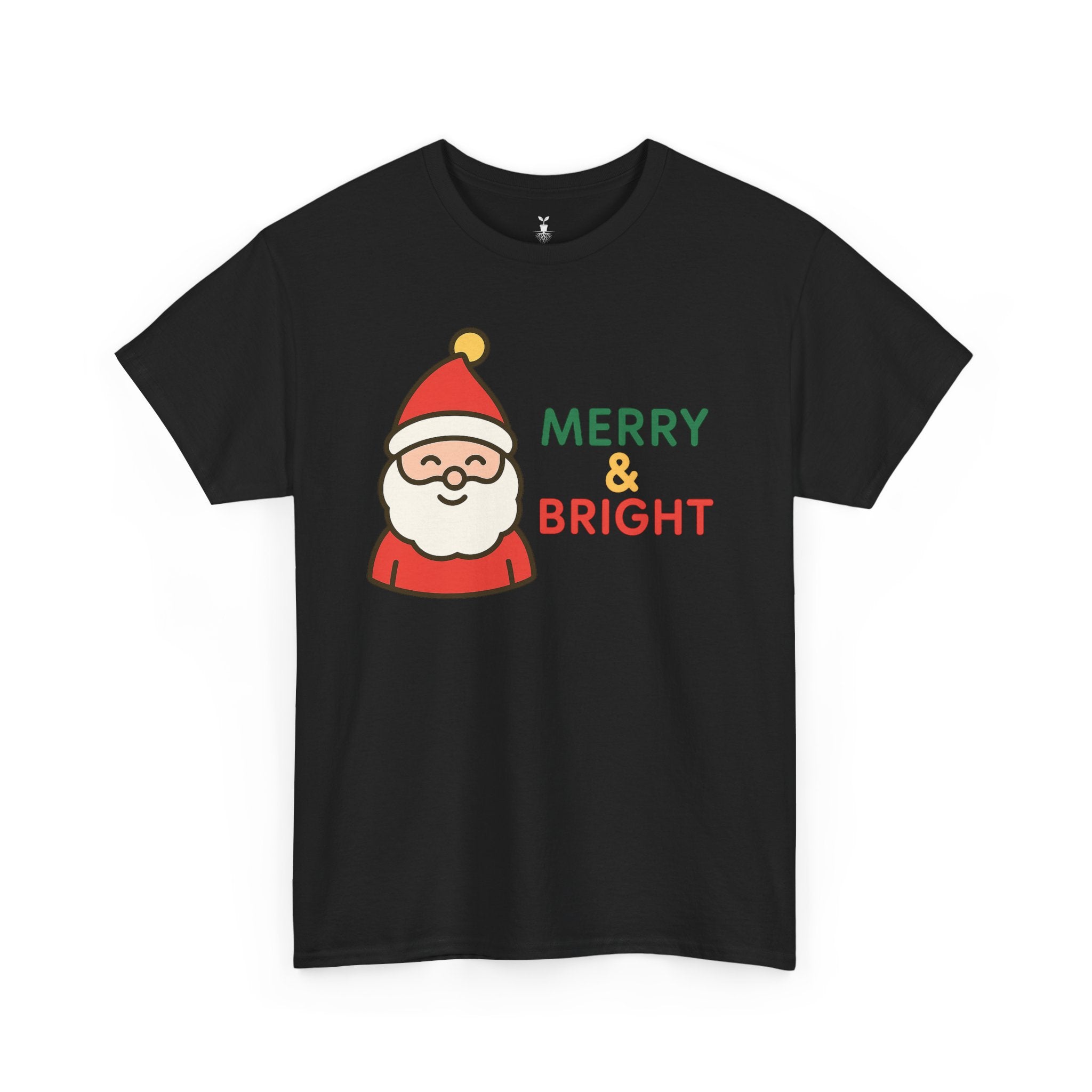 Santa Claus Merry and Bright Christmas T-Shirt