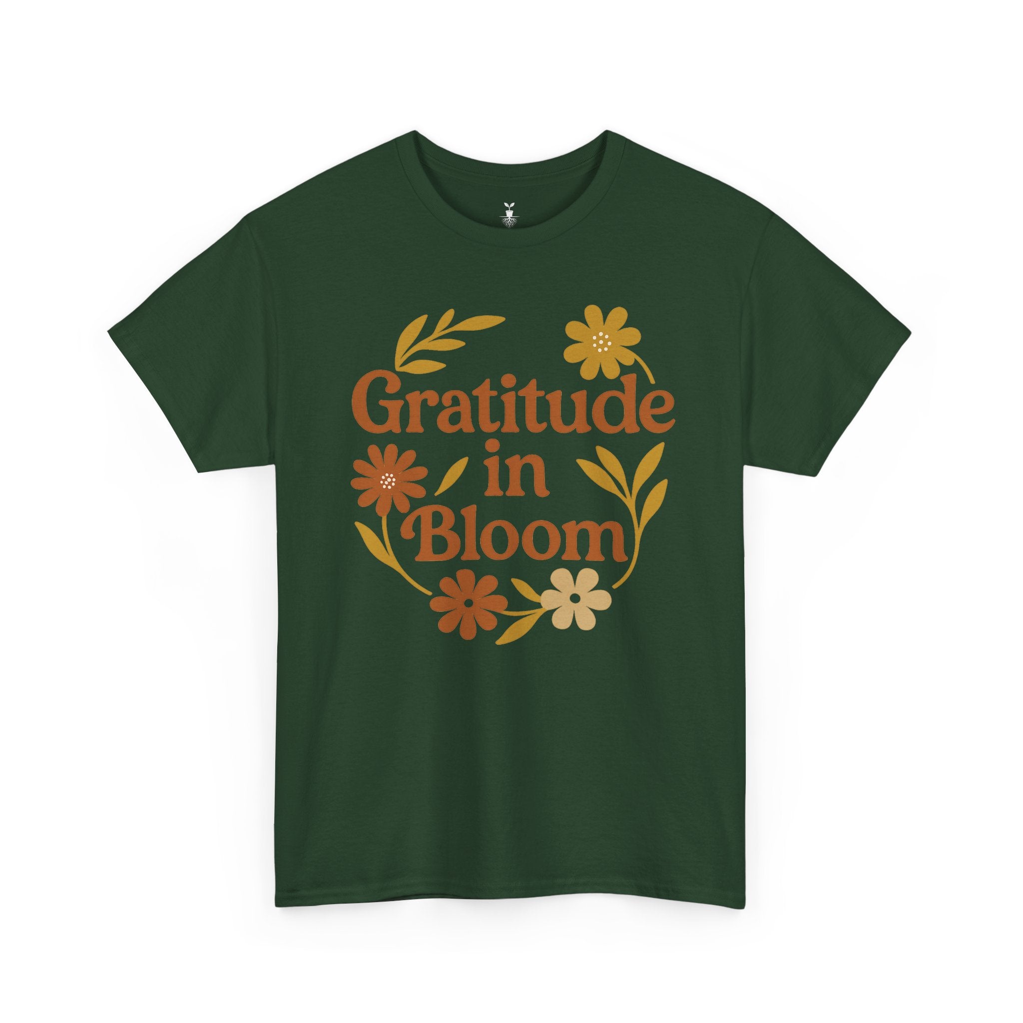 Floral Boho Gratitude in Bloom T-Shirt