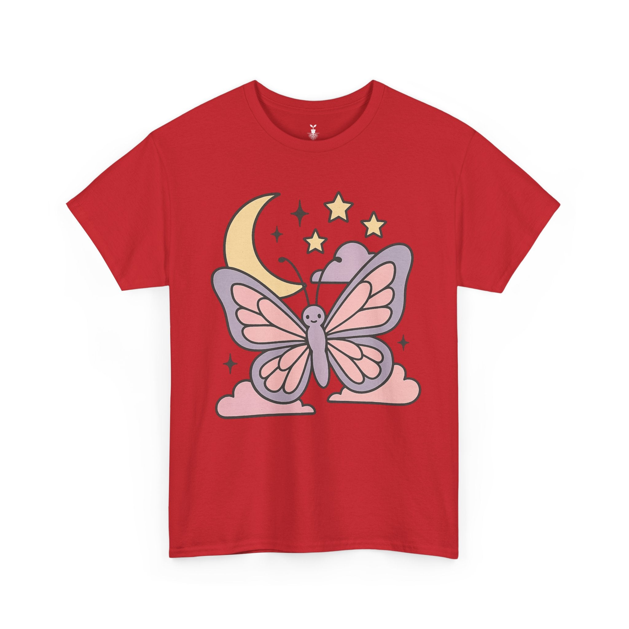 Aesthetic Boho Butterfly Moon T-Shirt