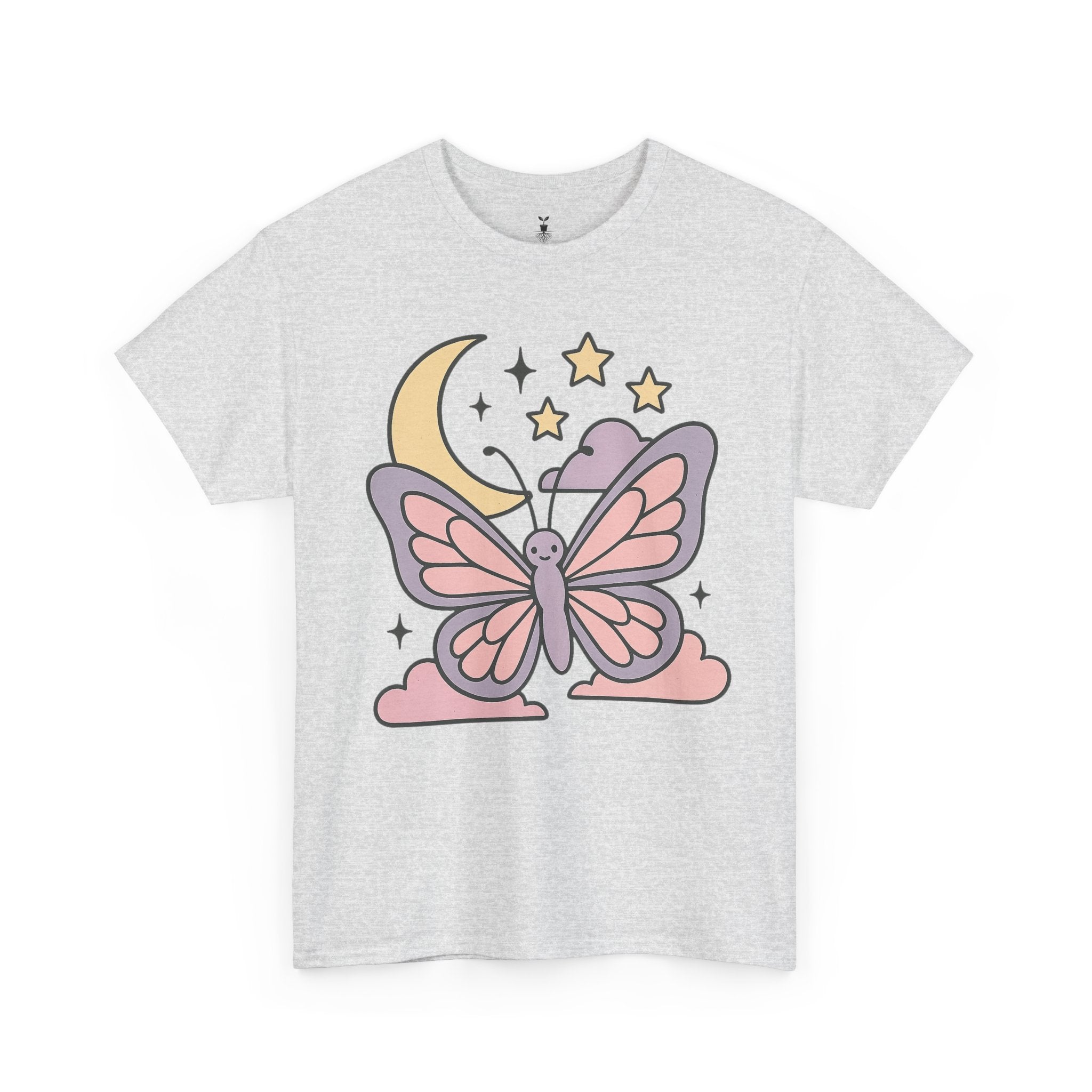 Aesthetic Boho Butterfly Moon T-Shirt