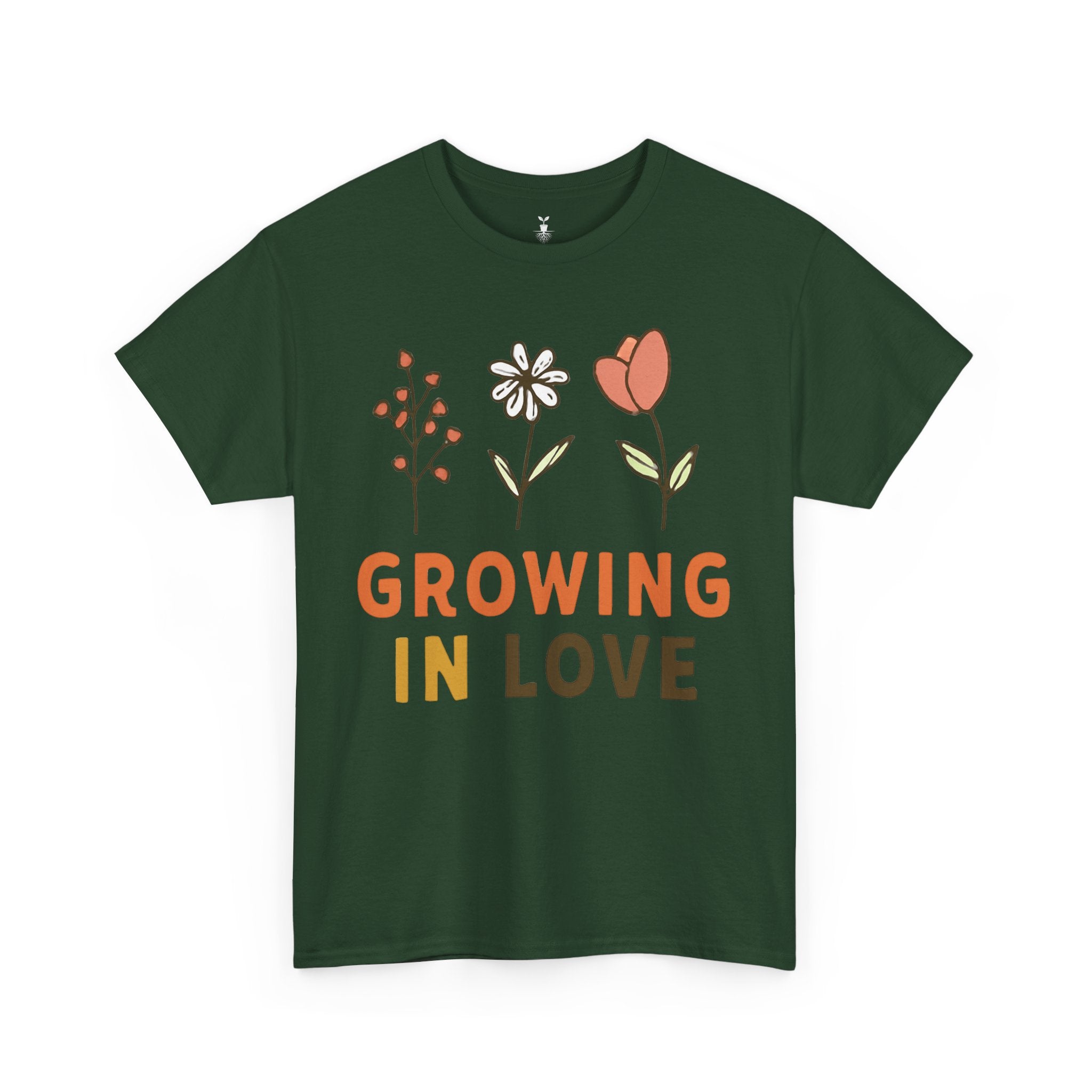 Aesthetic Flower Growing in Love T-Shirt