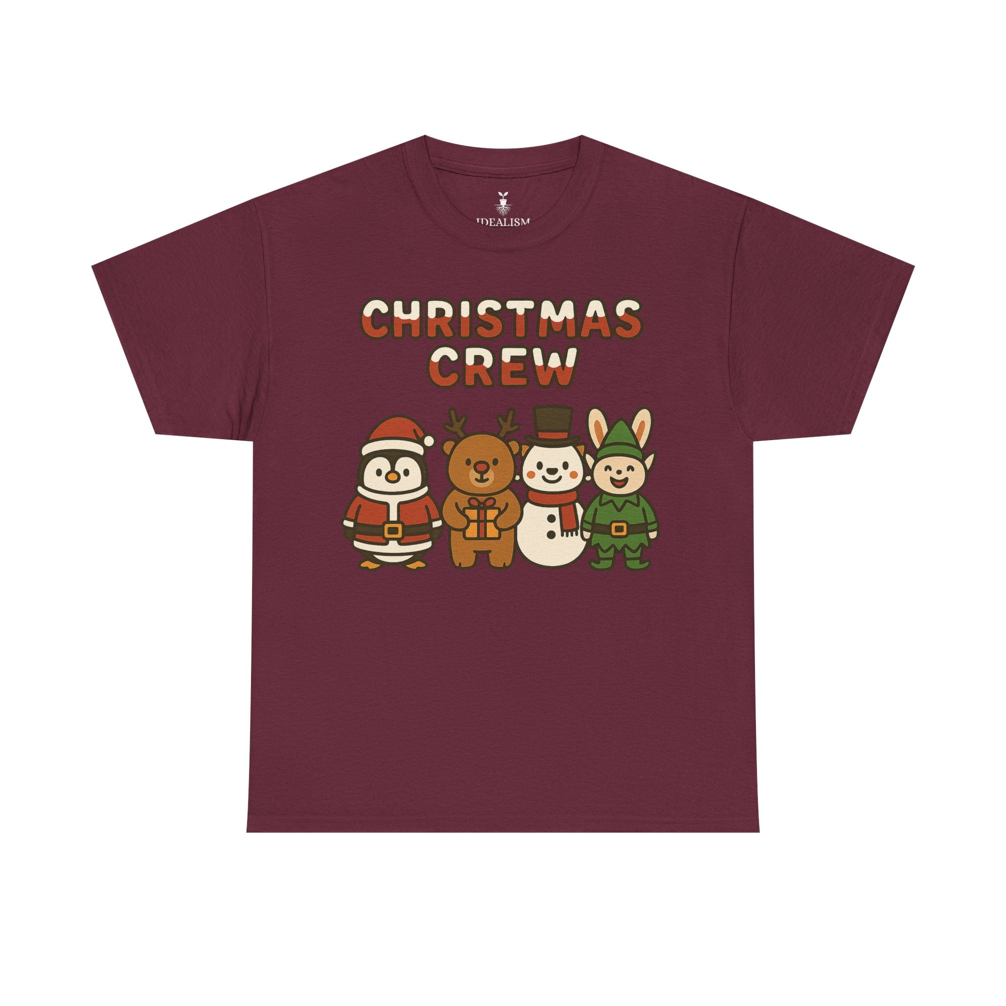 Christmas Crew Penguin Reindeer Snowman Bunny T-Shirt
