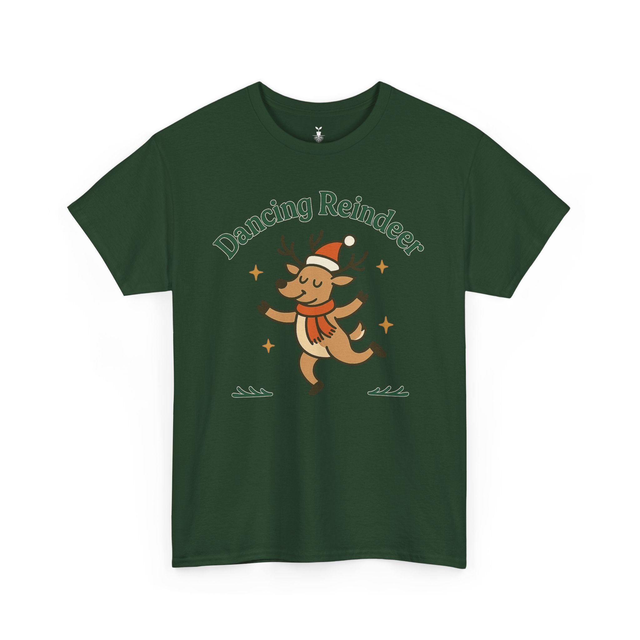 Festive Christmas Dancing Reindeer T-Shirt