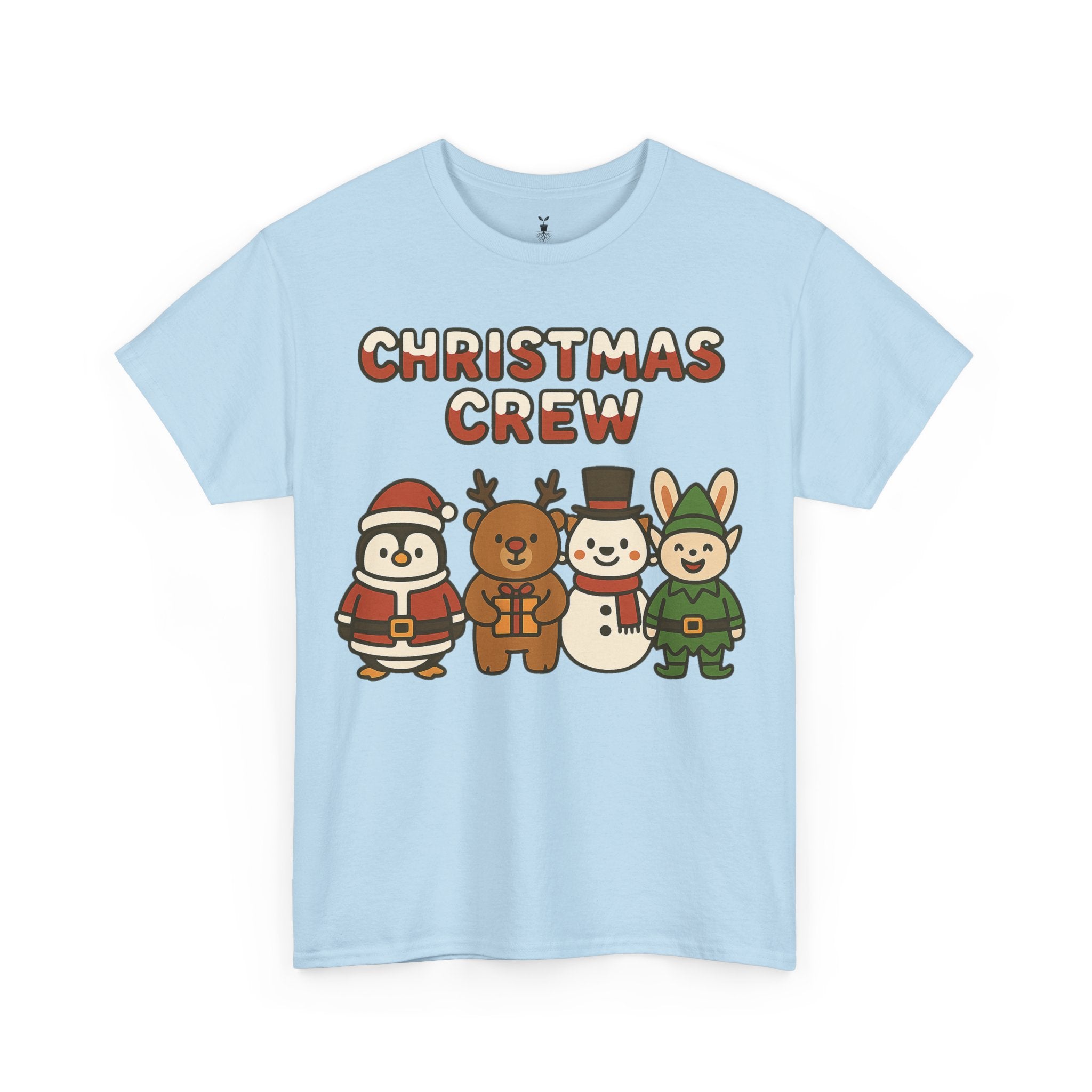 Christmas Crew Penguin Reindeer Snowman Bunny T-Shirt