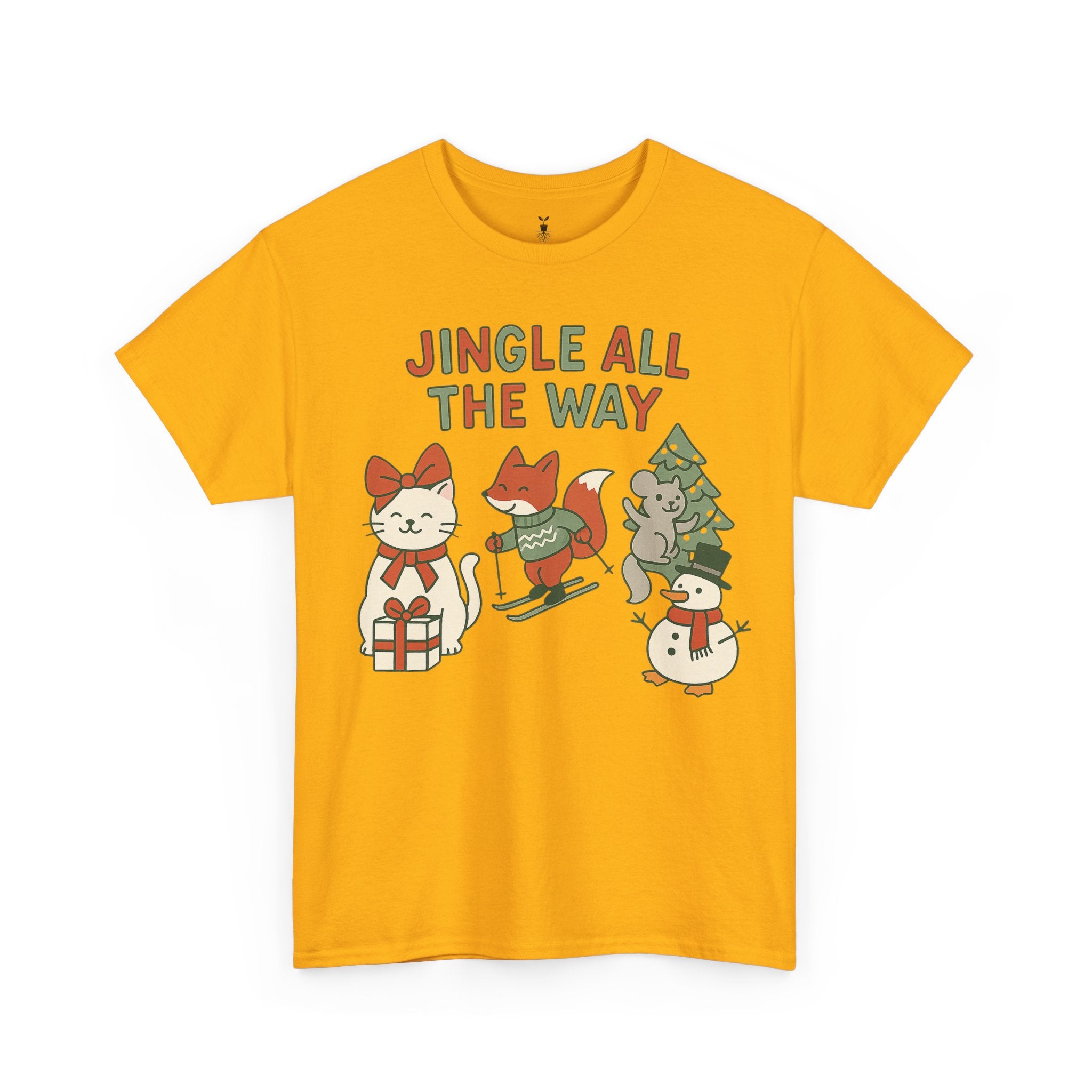 Cute Animal Jingle All The Way T-Shirt