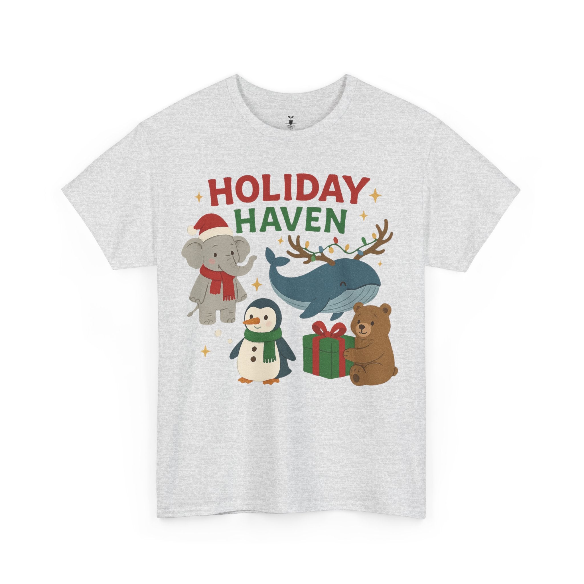 Holiday Haven Penguin Bear Whale Elephant T-Shirt