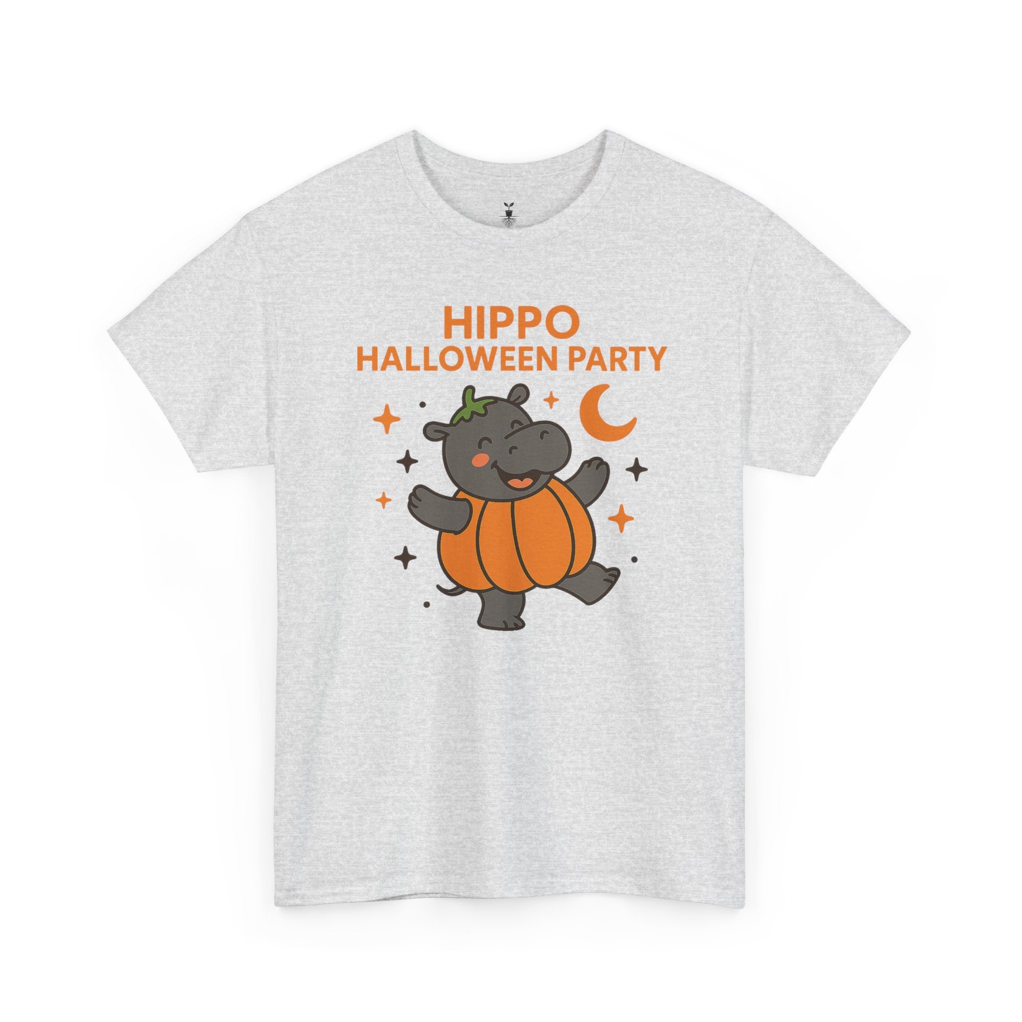 Hippo Pumpkin Halloween Party T-Shirt