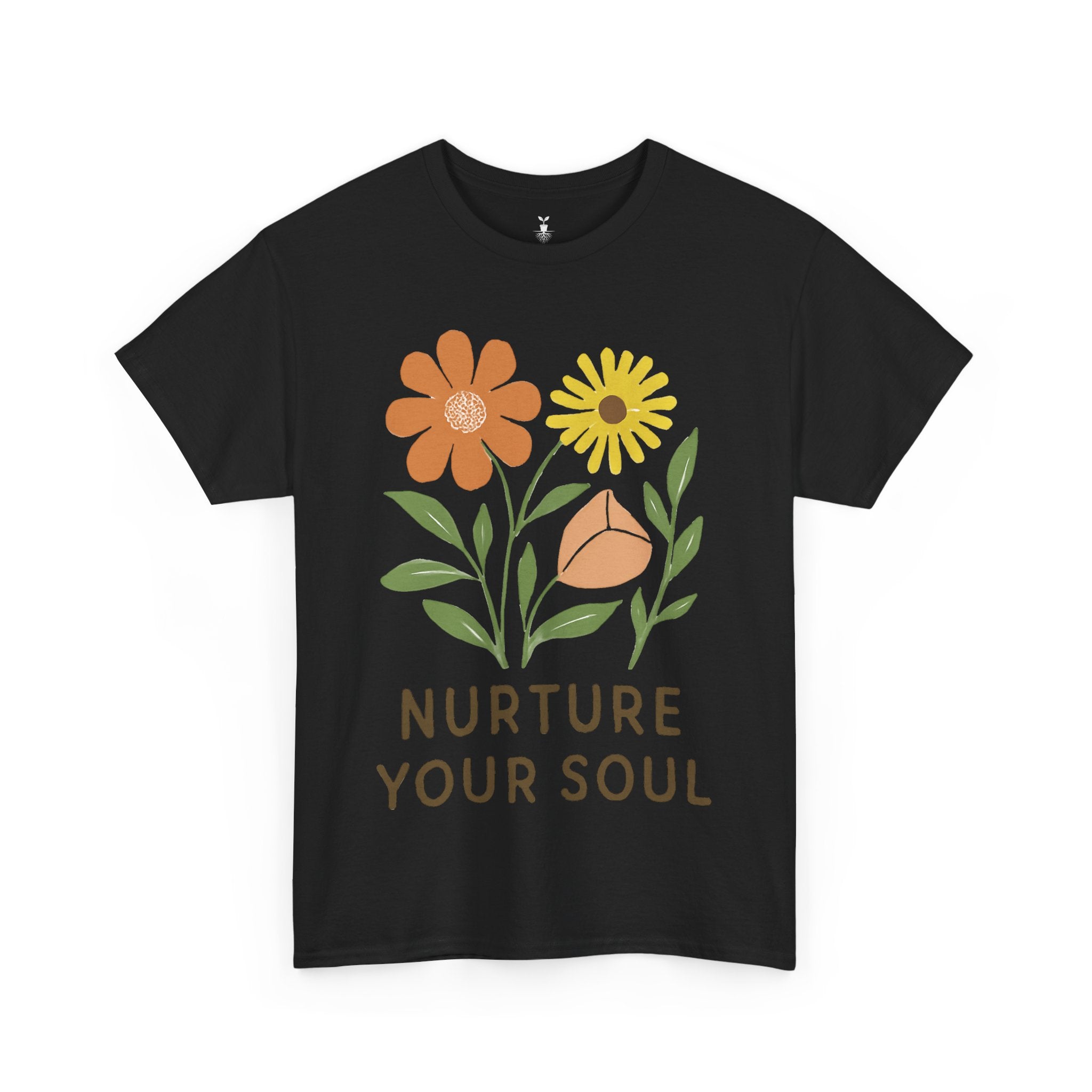 Boho Floral Nurture Your Soul T-Shirt
