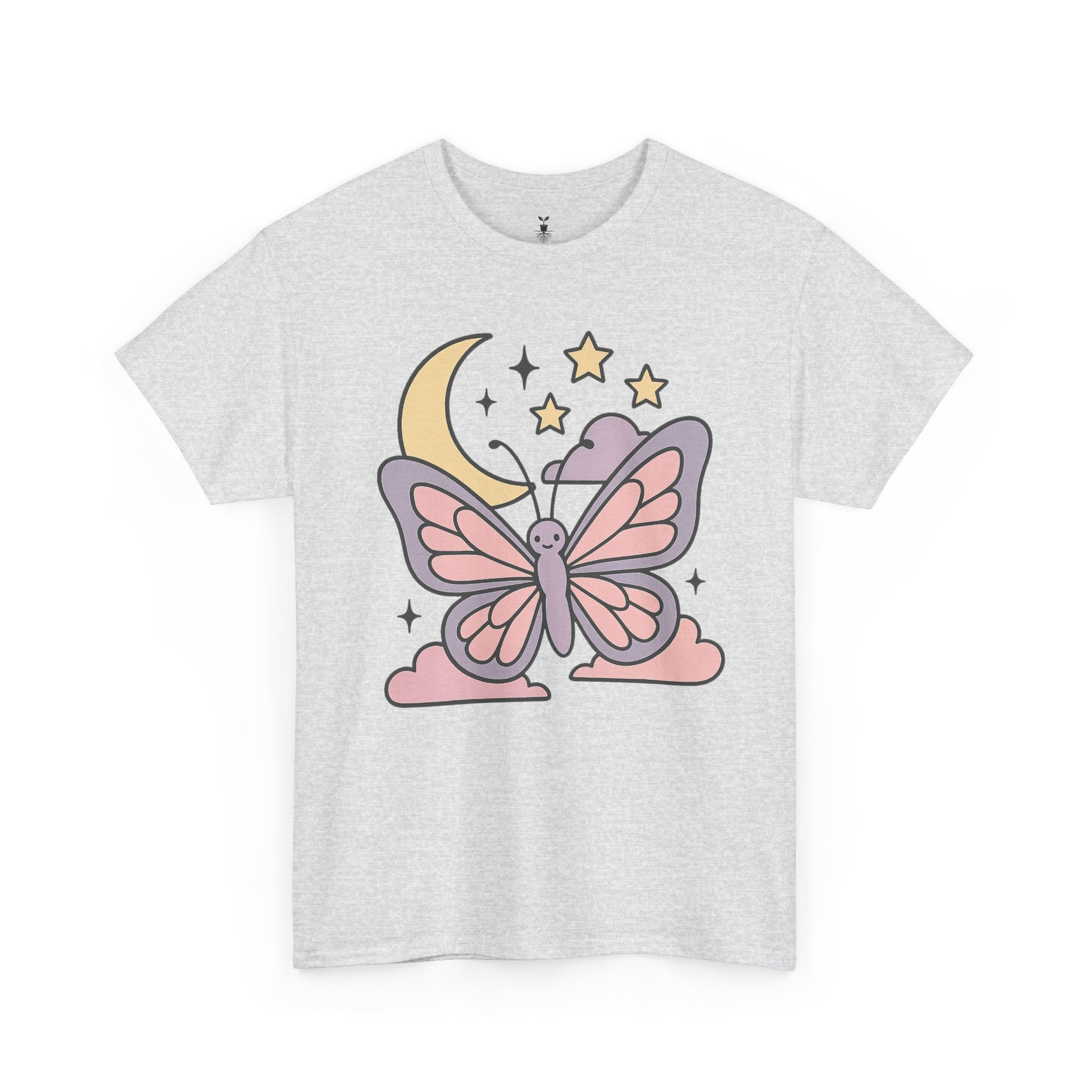 Aesthetic Boho Butterfly Moon T-Shirt