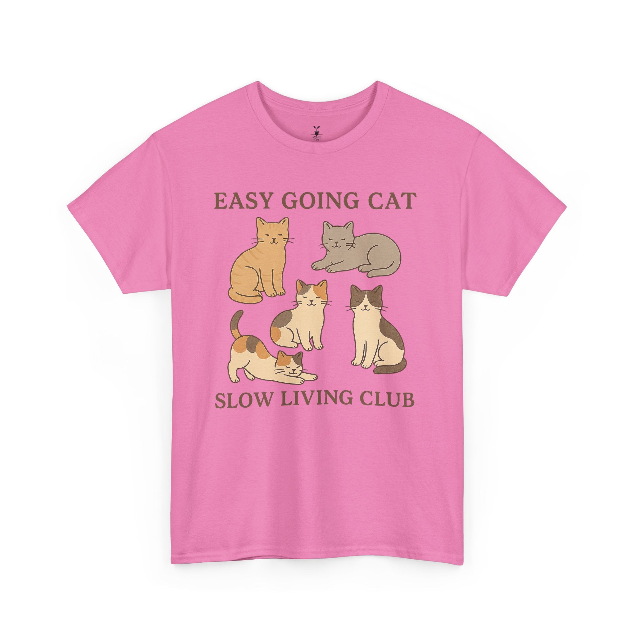 Easy Going Cat: Cute Aesthetic Cat T-Shirt