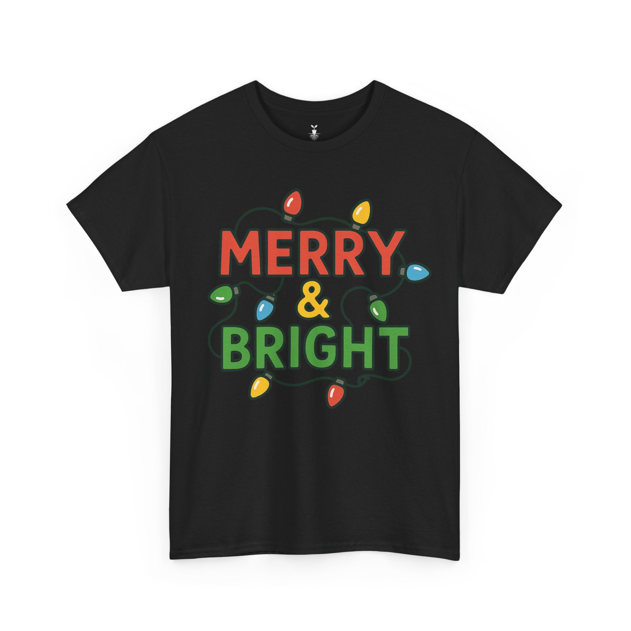 Festive Merry & Bright Christmas T-Shirt
