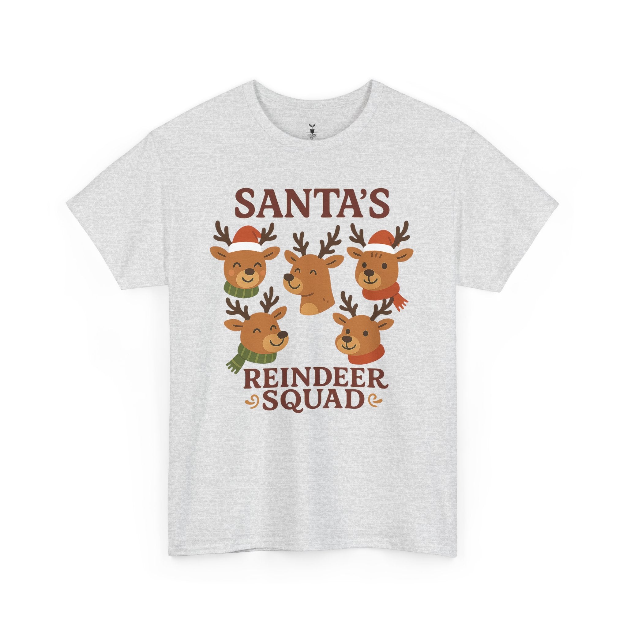 Cute Santa’s Reindeer Squad Christmas T-Shirt
