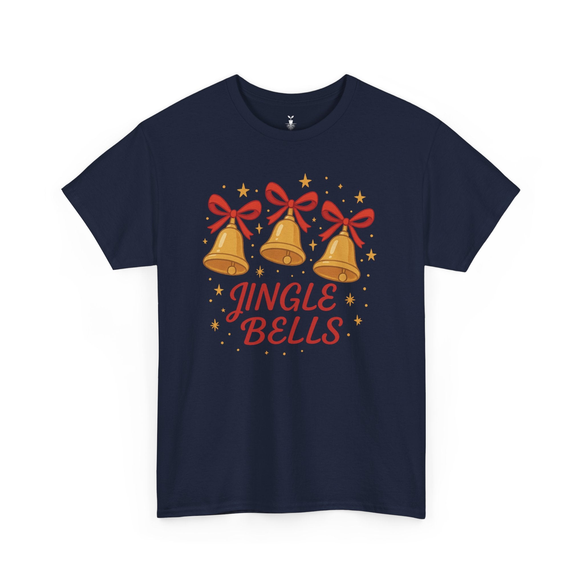Festive Golden Jingle Bells T-Shirt