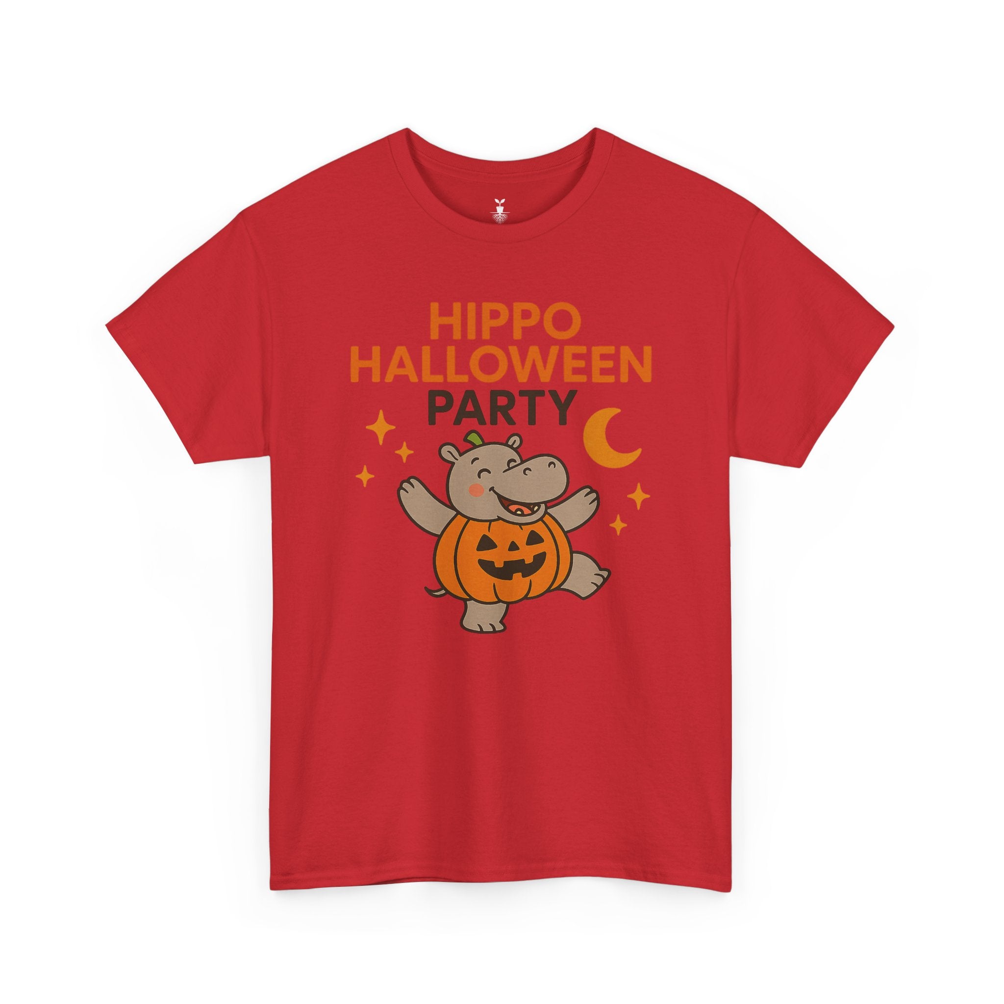 Hippo Pumpkin Halloween Party T-Shirt