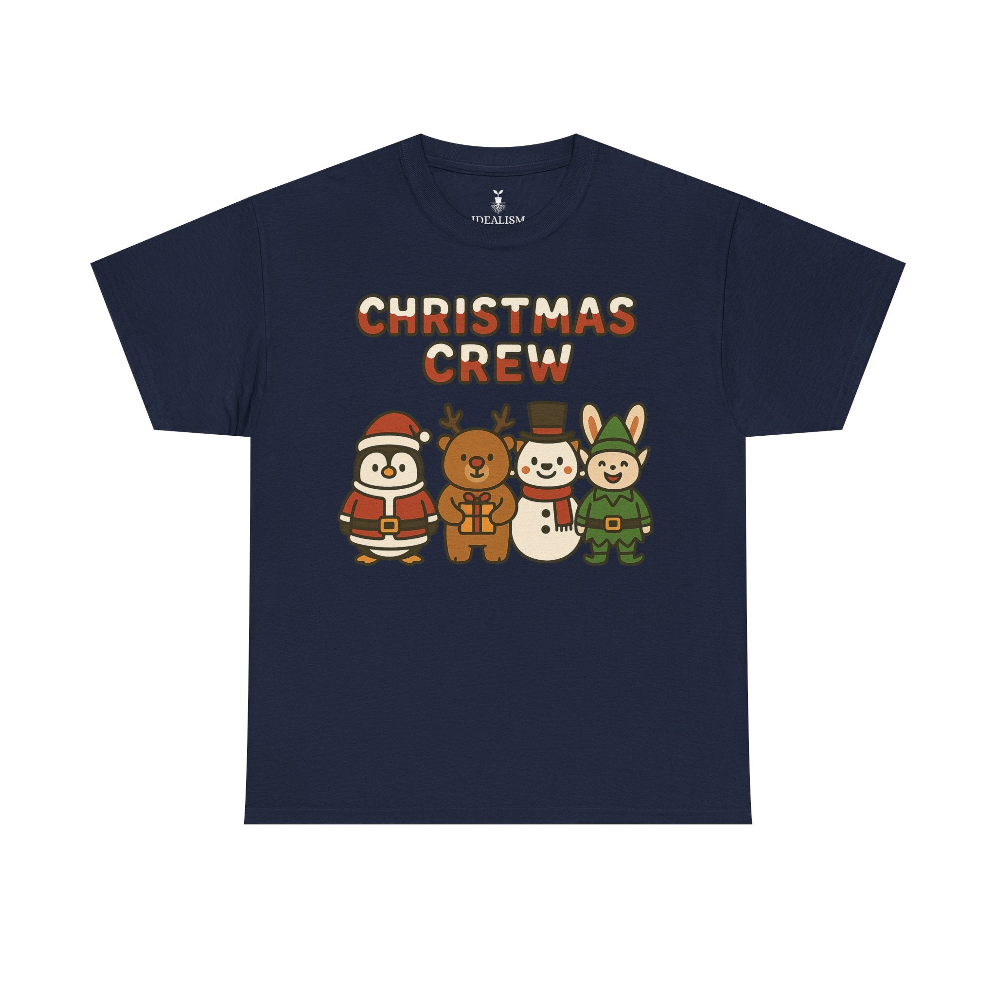 Christmas Crew Penguin Reindeer Snowman Bunny T-Shirt