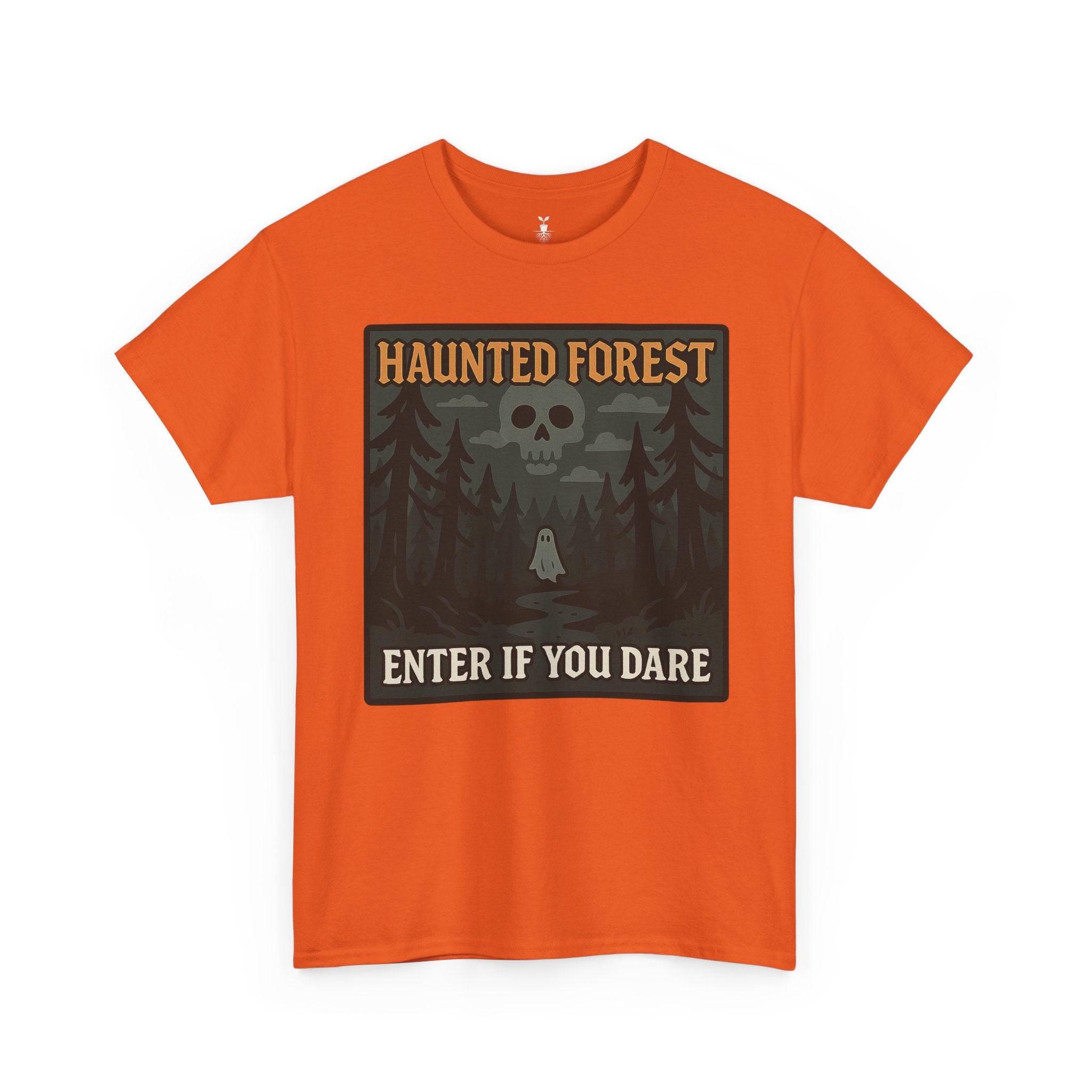 Ghost & Skull Haunted Forest Halloween T-Shirt