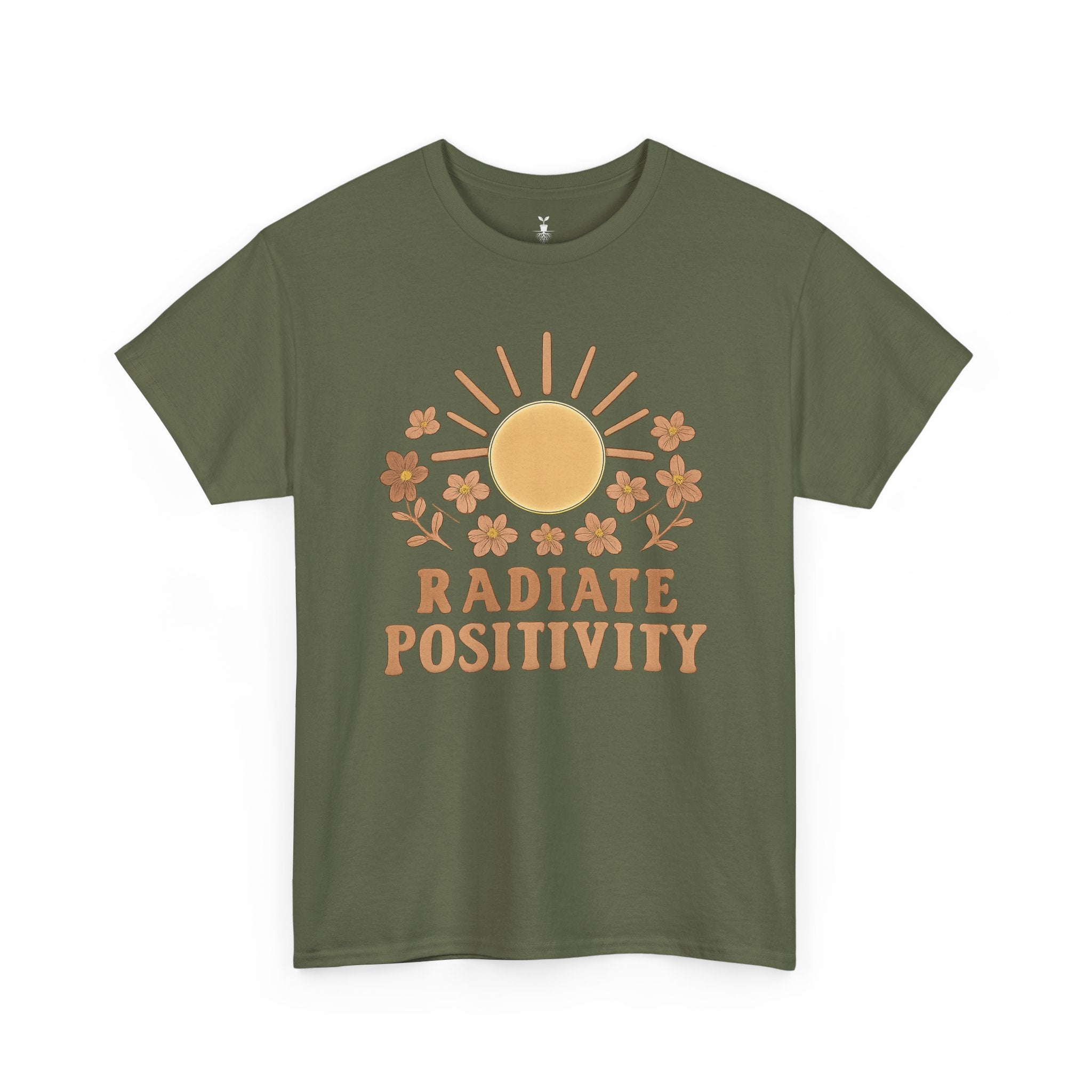 Sun and Flower Radiate Positivity T-Shirt