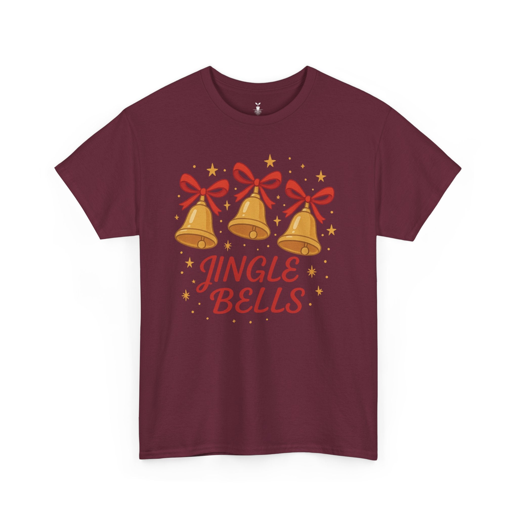 Festive Golden Jingle Bells T-Shirt