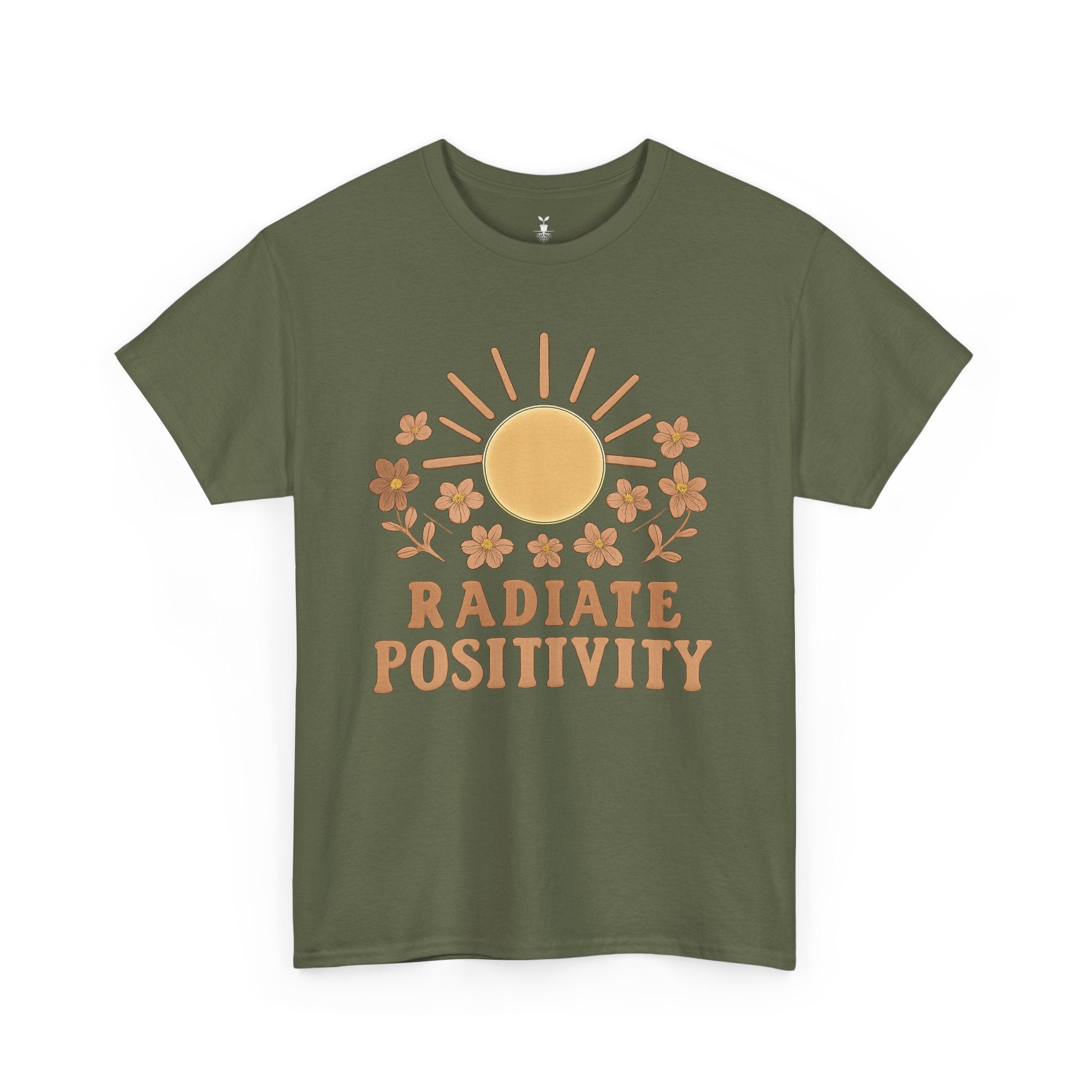 Sun and Flower Radiate Positivity T-Shirt