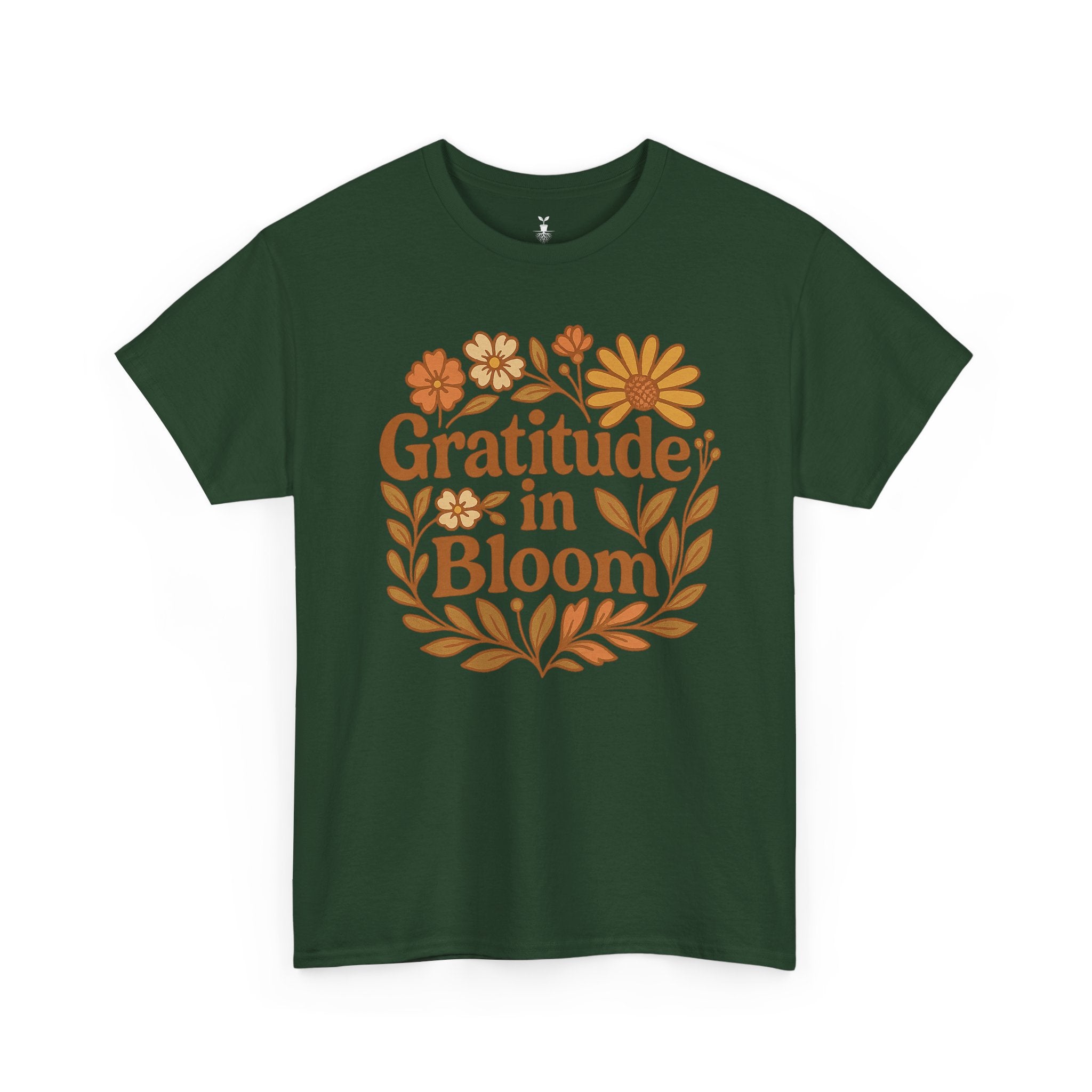 Floral Boho Gratitude in Bloom T-Shirt