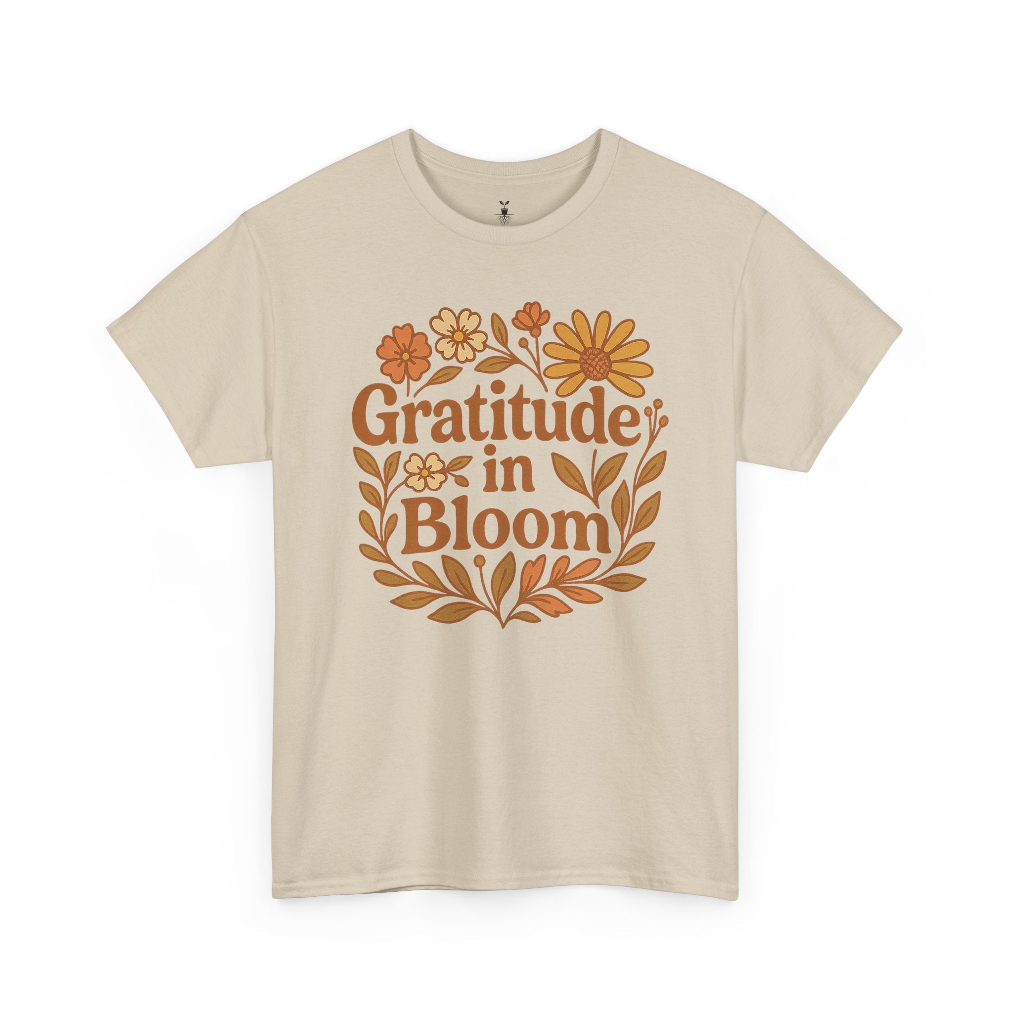 Floral Boho Gratitude in Bloom T-Shirt