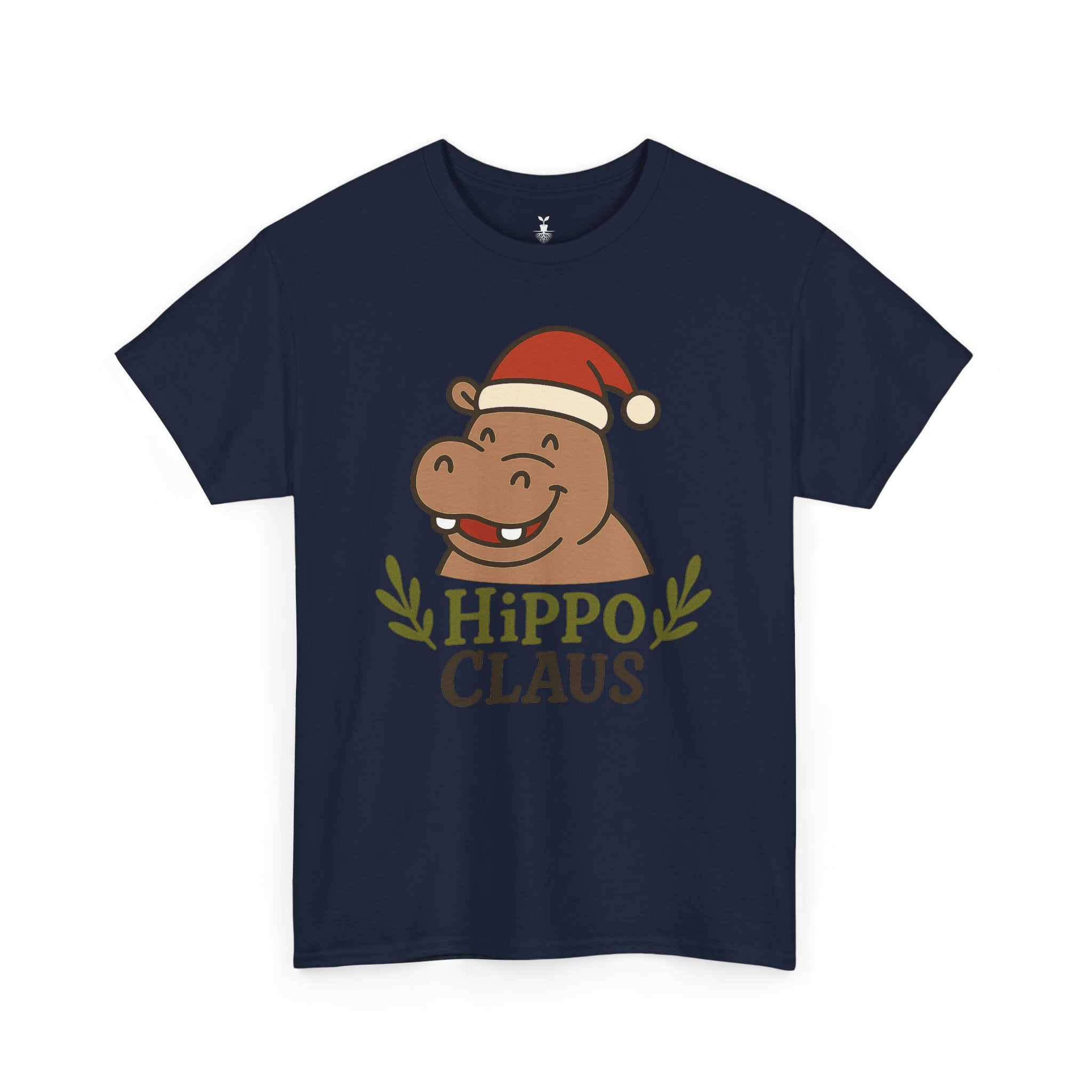 Funny Hippo Claus Christmas T-Shirt