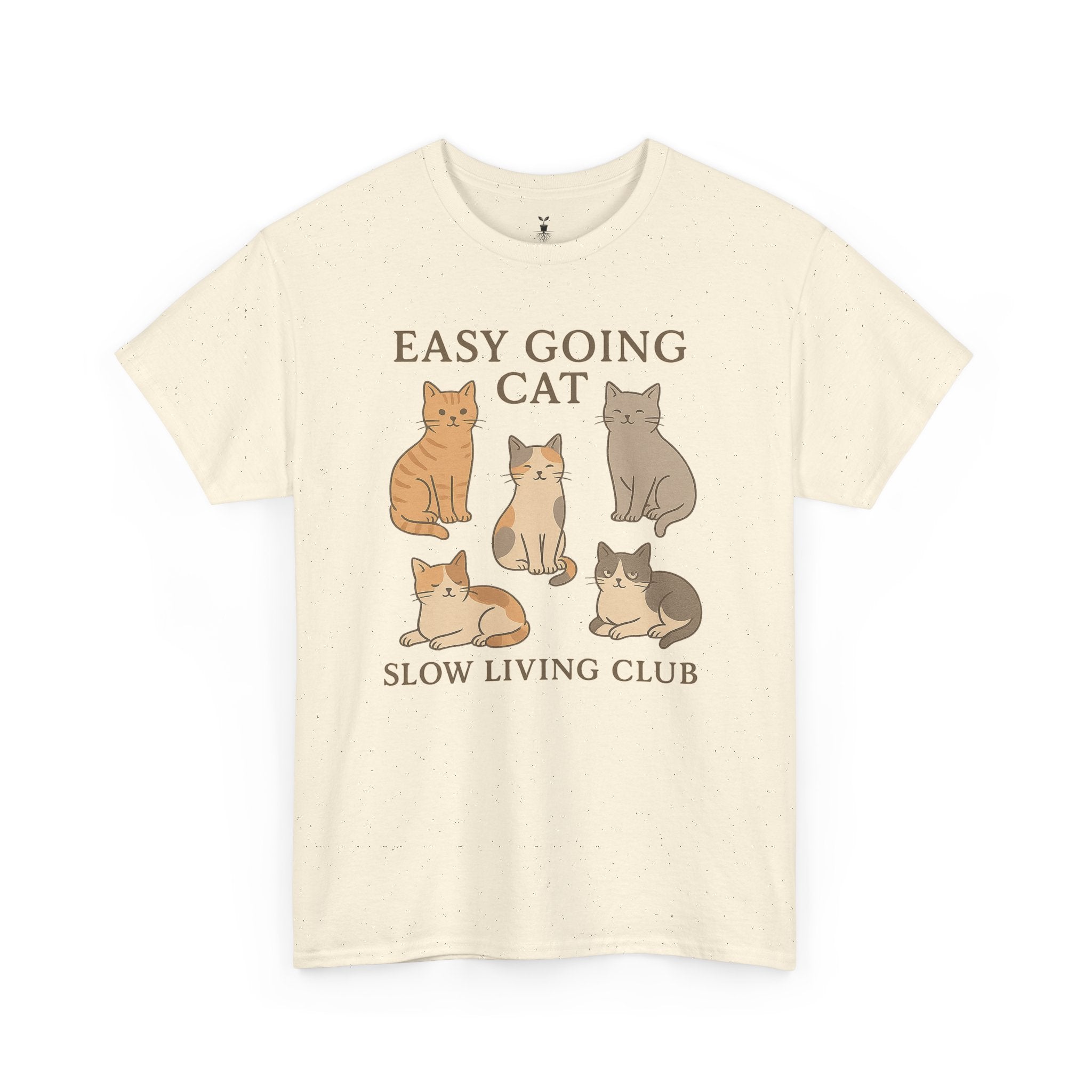 Easy Going Cat: Slow Living Club T-Shirt