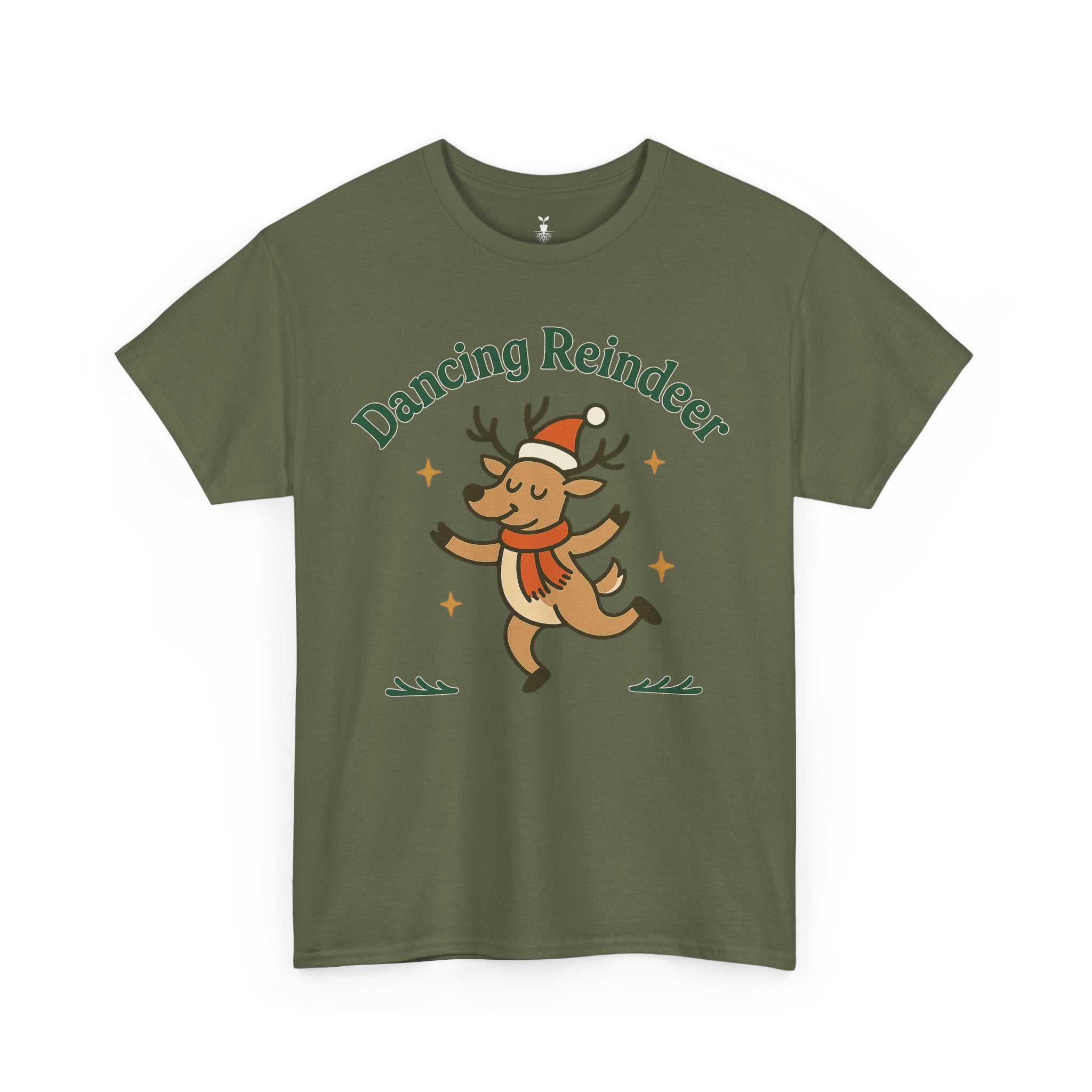 Festive Christmas Dancing Reindeer T-Shirt