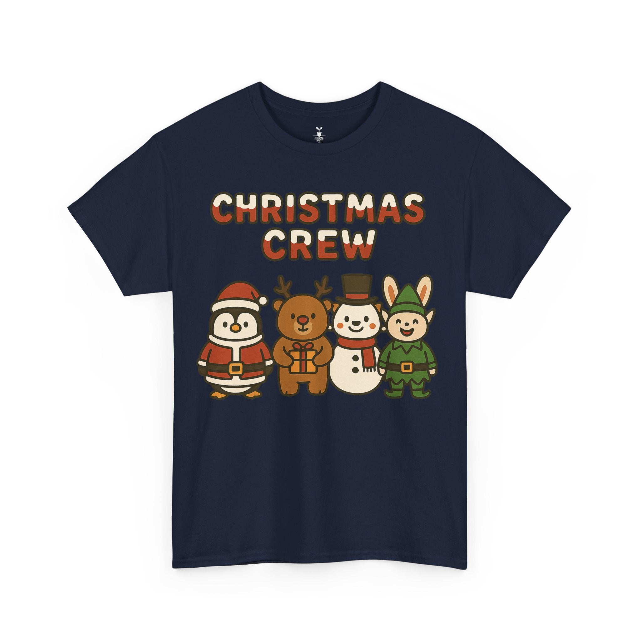 Christmas Crew Penguin Reindeer Snowman Bunny T-Shirt