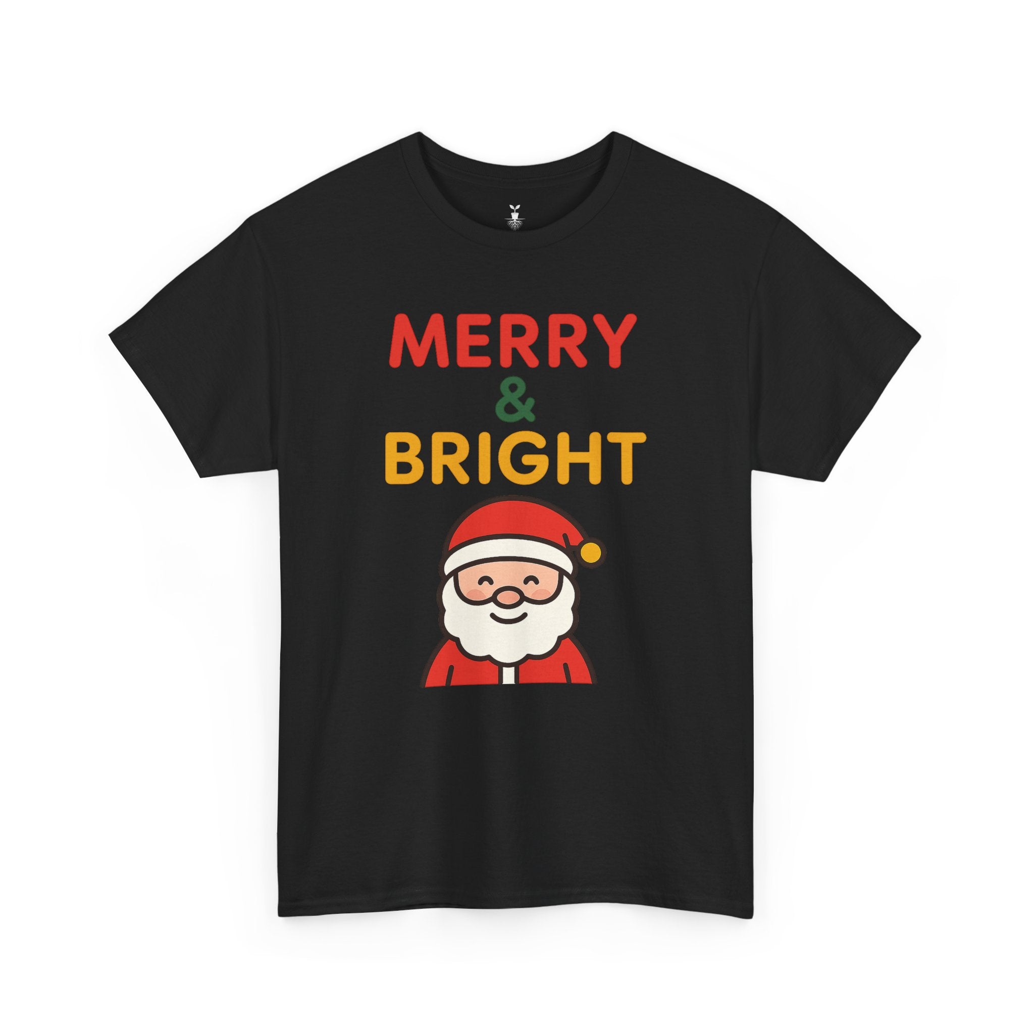 Santa Claus Merry and Bright Christmas T-Shirt
