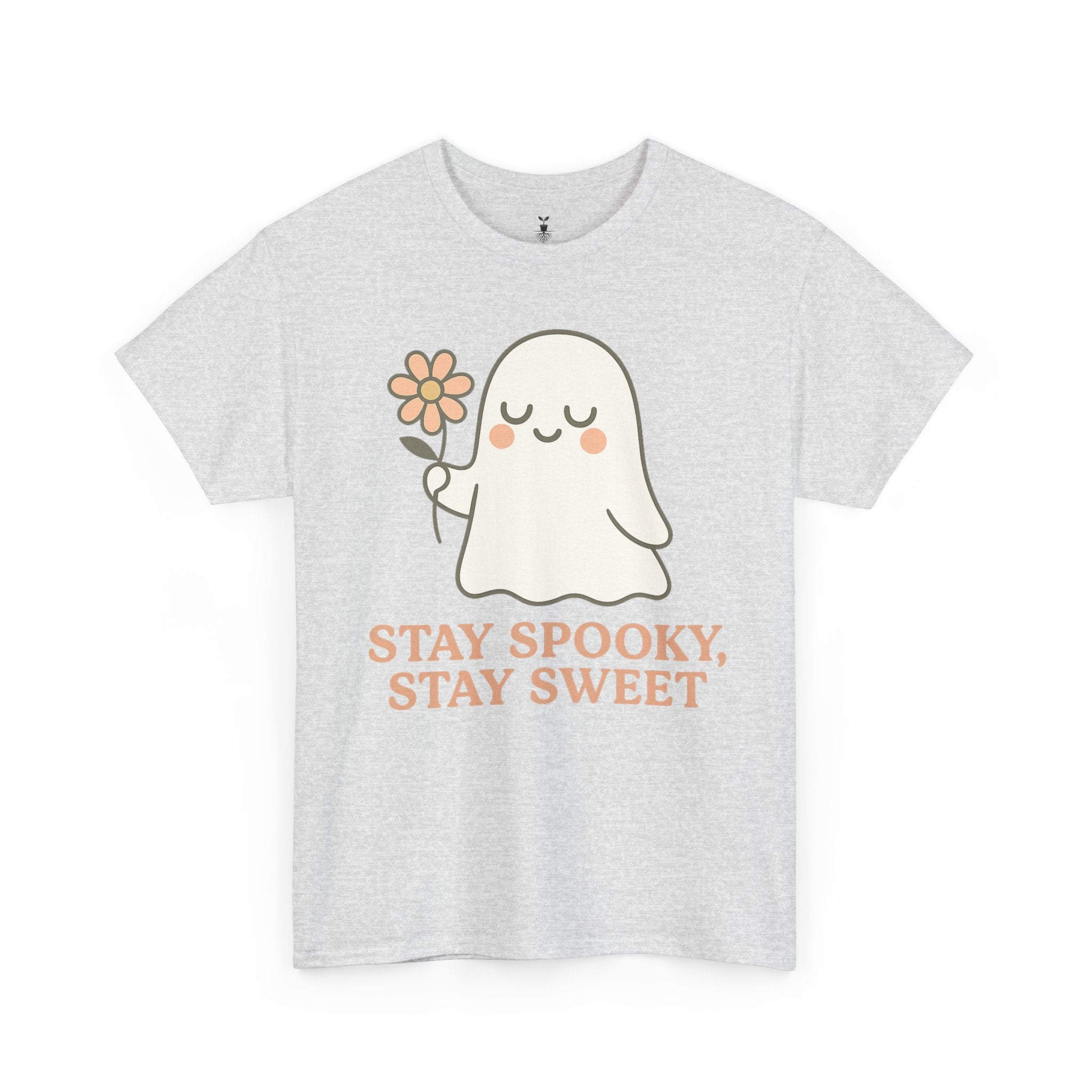 Cute Ghost with Flower Stay Spooky, Stay Sweet T-Shirt