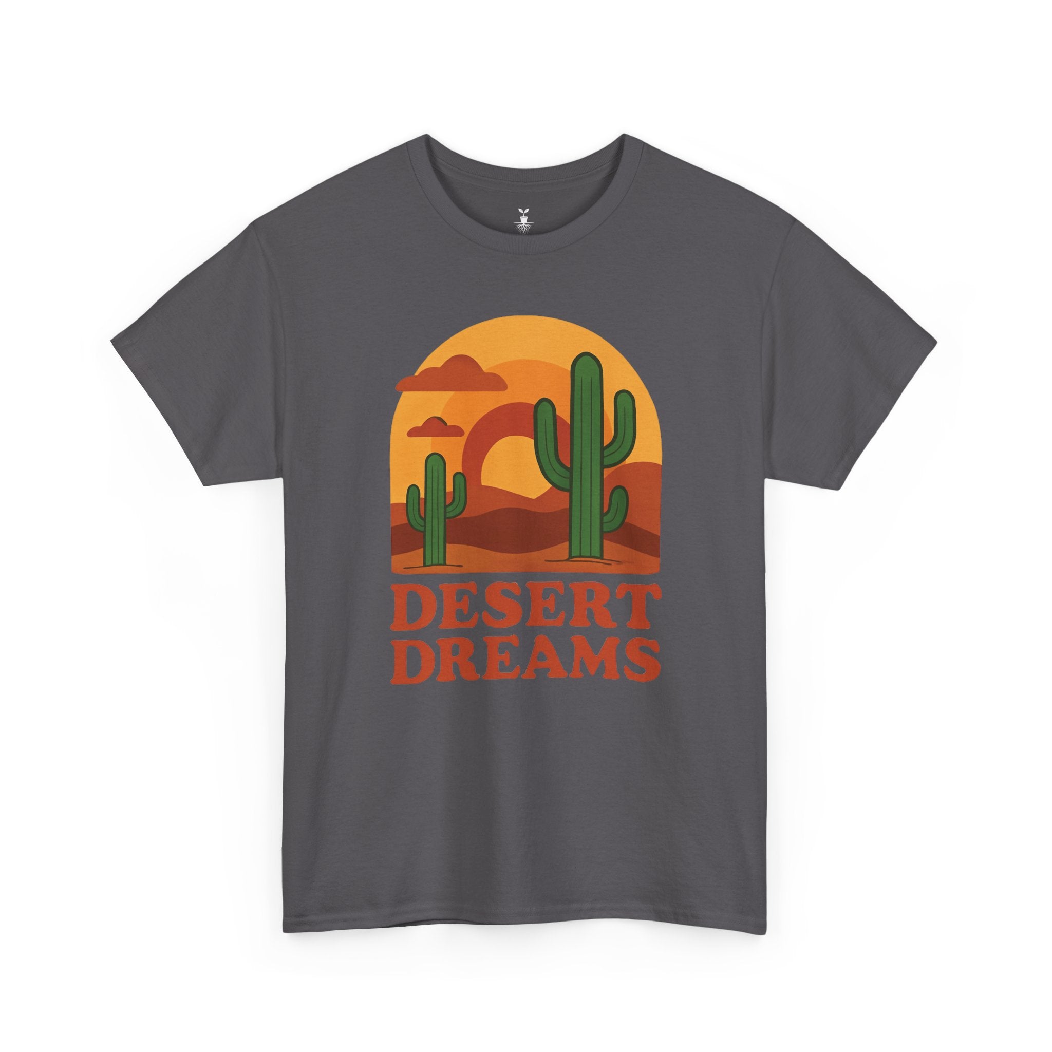 Cactus and Sunset Retro Desert Dreams T-Shirt