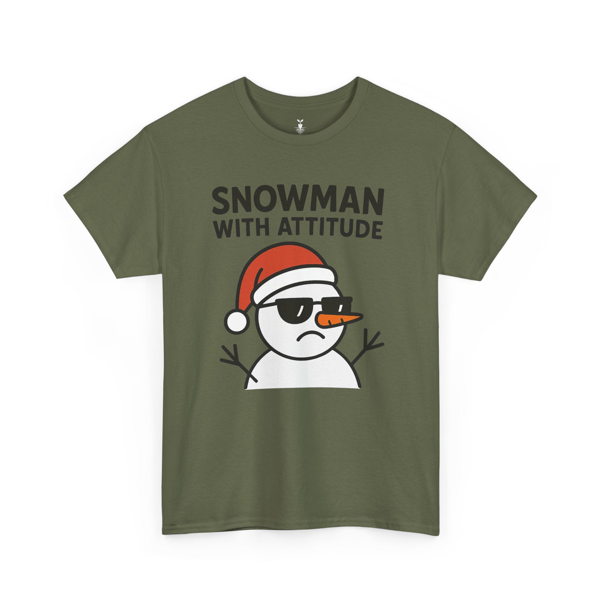 Funny Snowman with Attitude T-Shirt