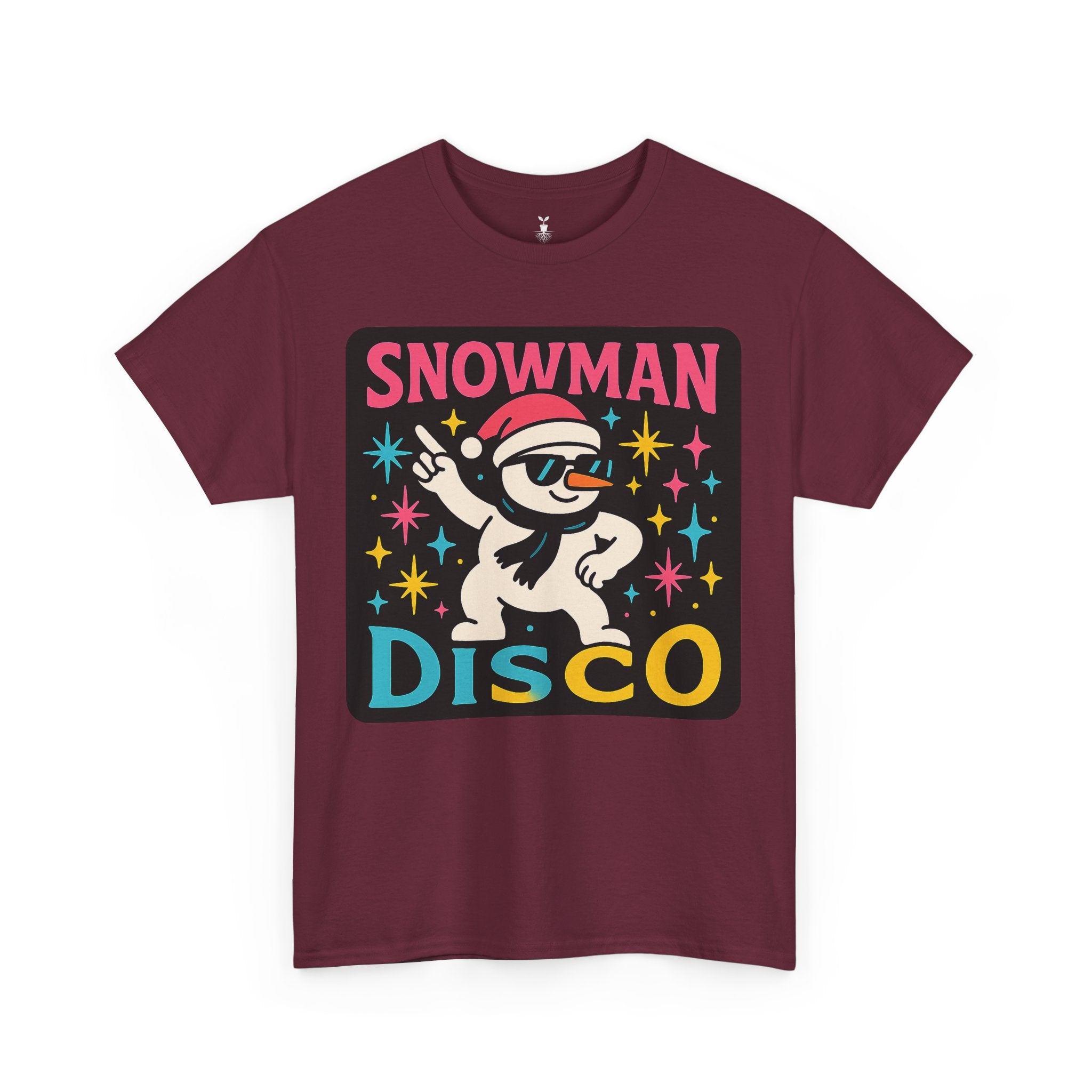 Christmast Snowman Disco T-Shirt