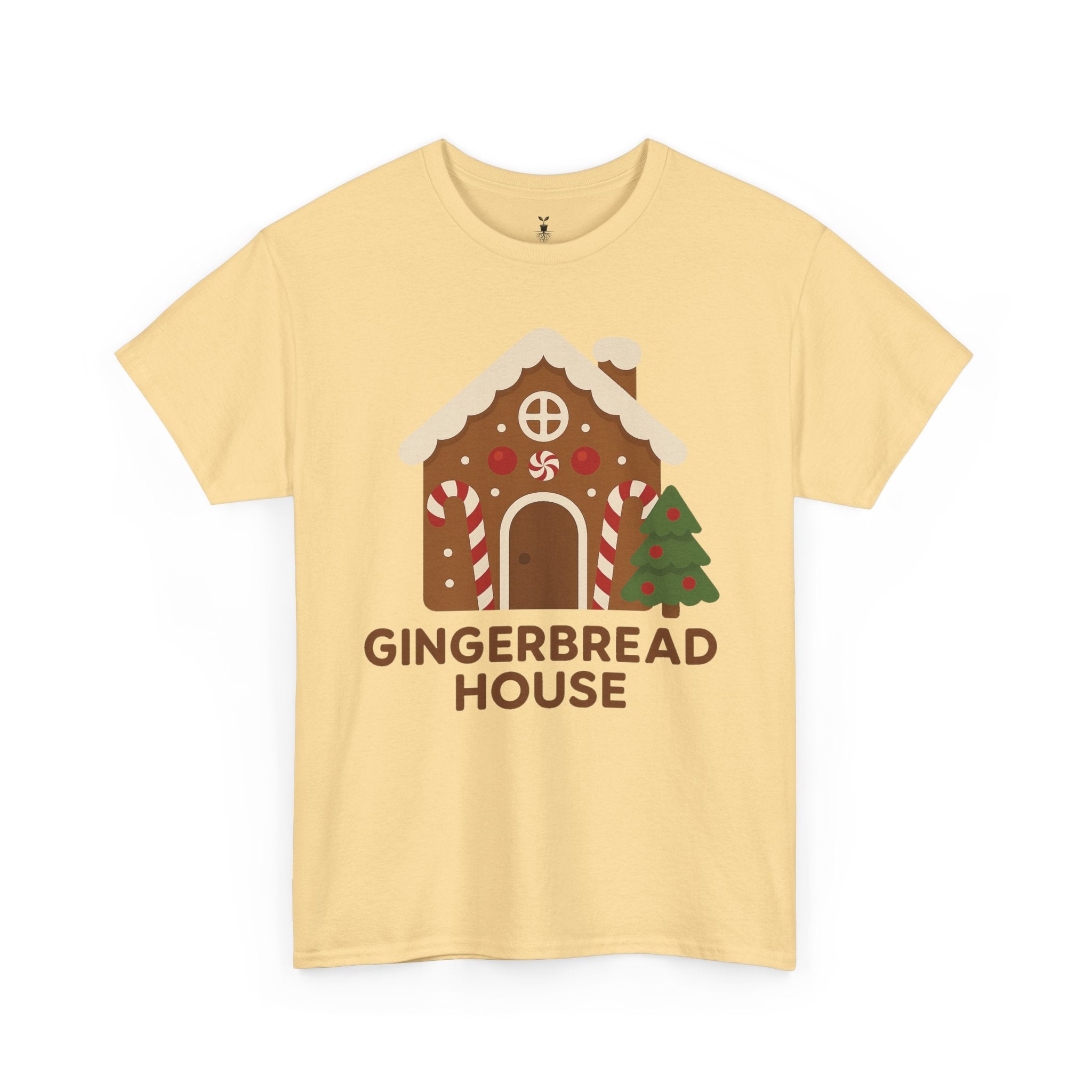 Cute Gingerbread House with Tree T-Shirt
