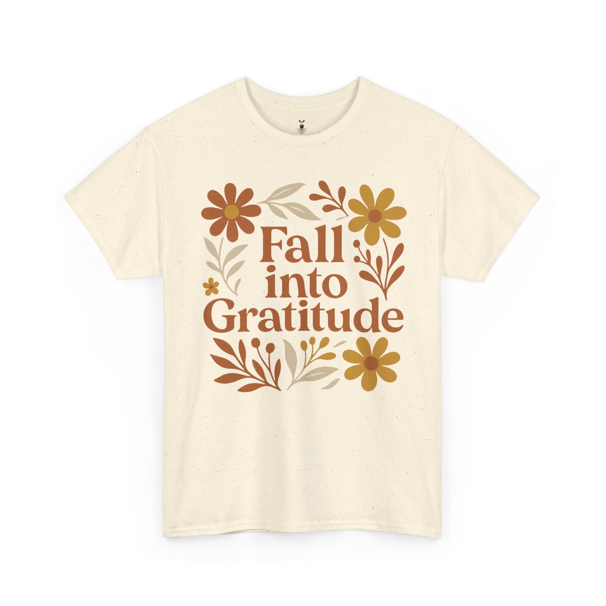 Floral Boho Fall Into Gratitude T-Shirt