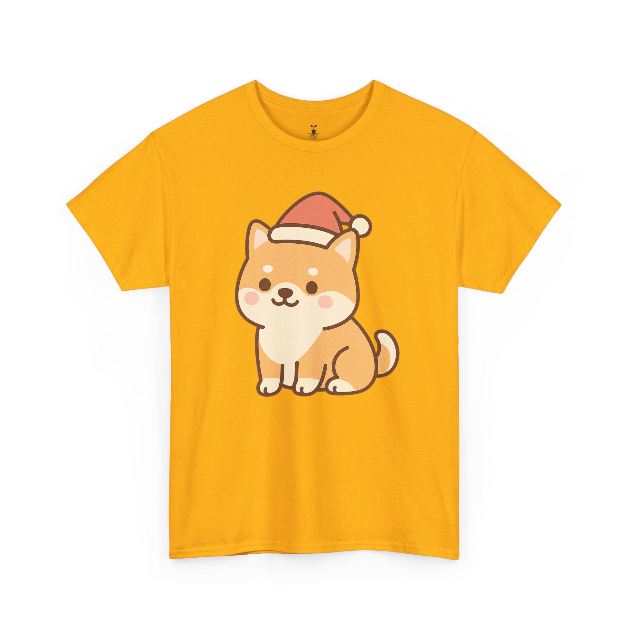 Shiba Inu with Santa Hat T-Shirt